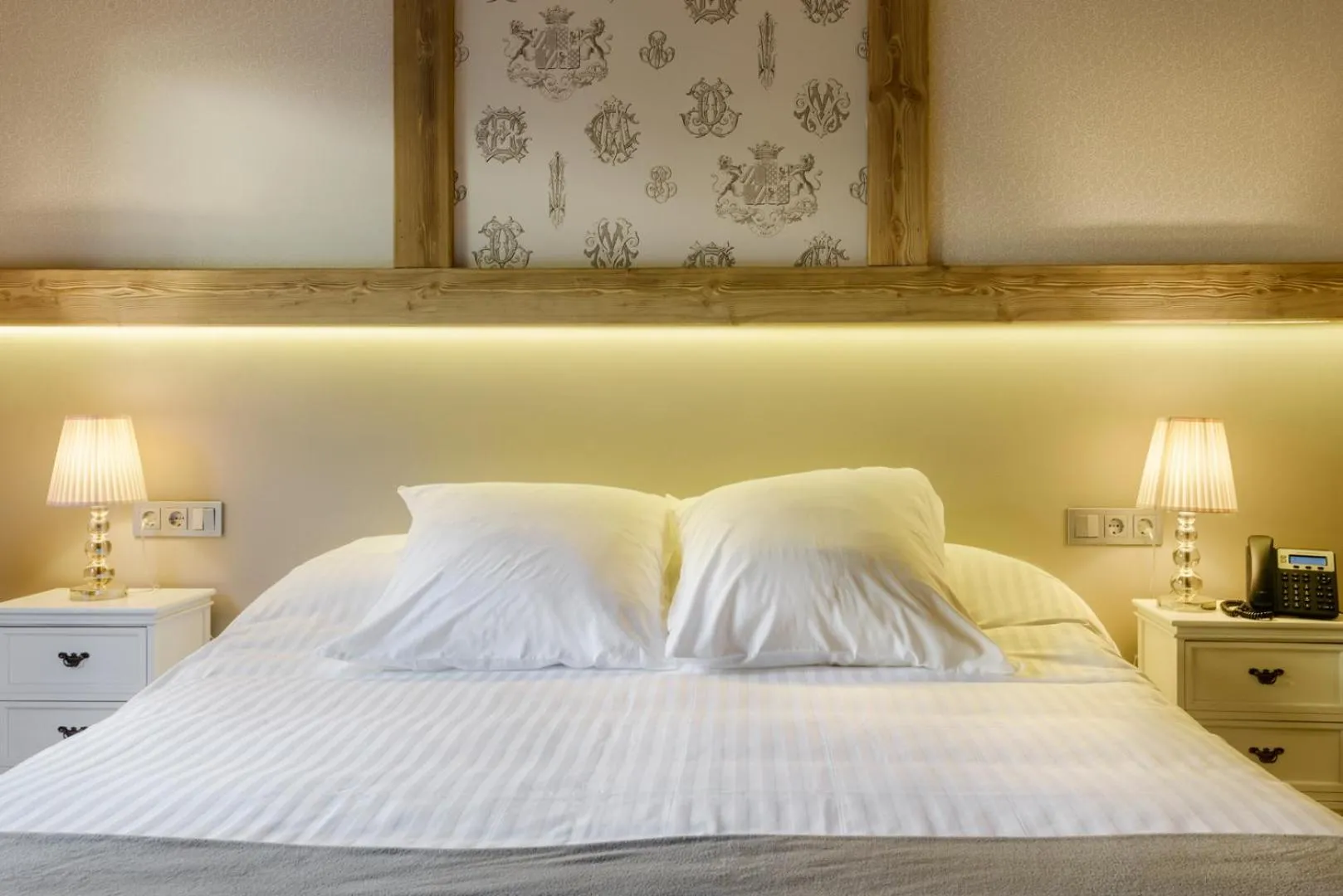 Bed in Hotel Viñas de Lárrede