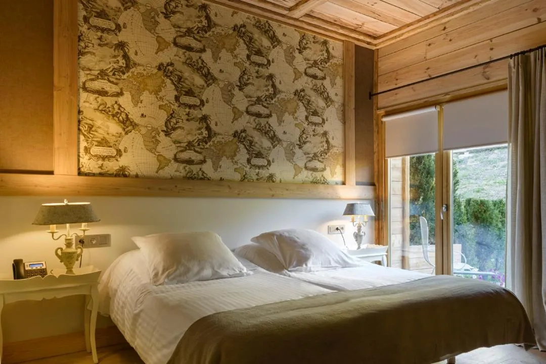 Bed in Hotel Viñas de Lárrede