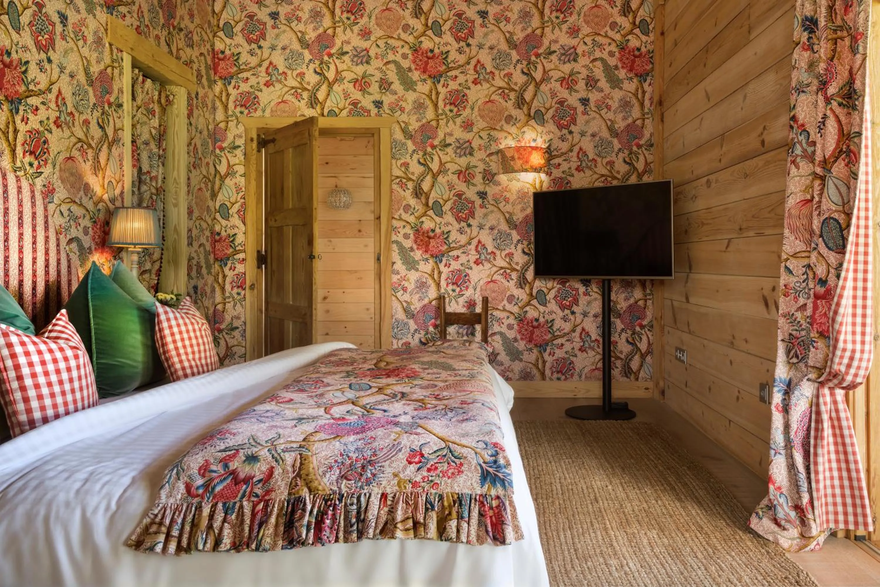 Bed in Hotel Viñas de Lárrede