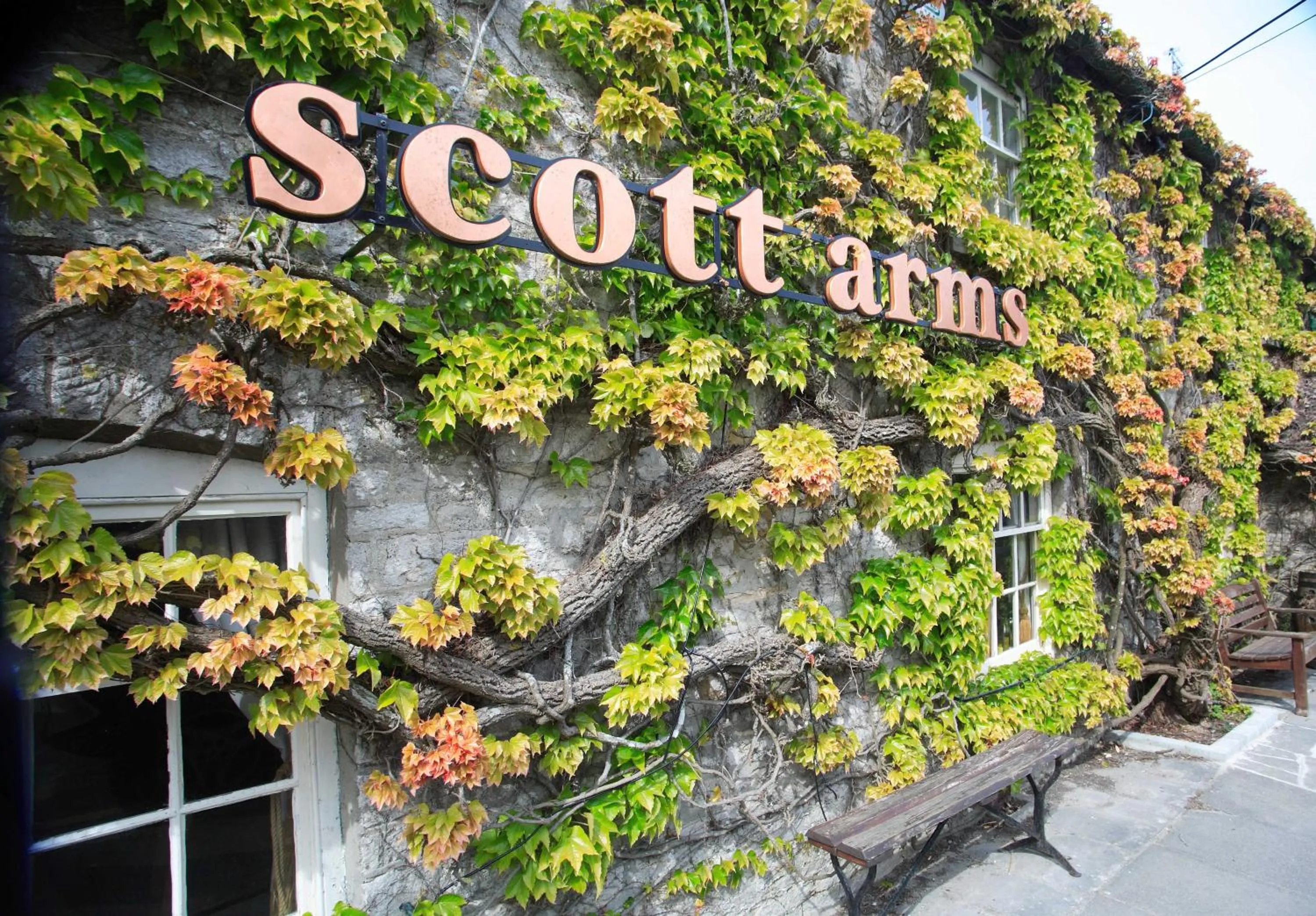 Facade/entrance in The Scott Arms