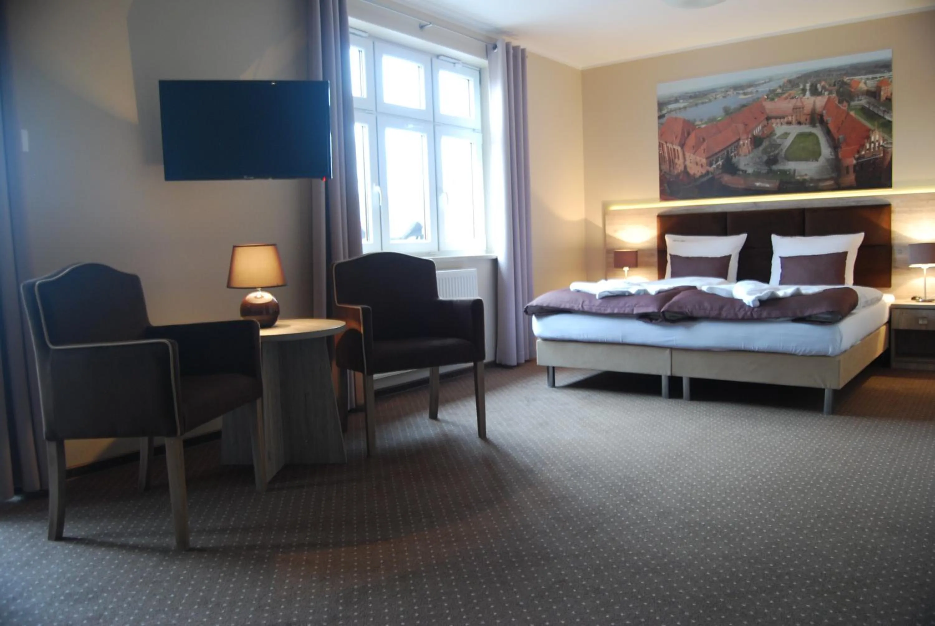 Bed in Hotel Piast przy Zamku