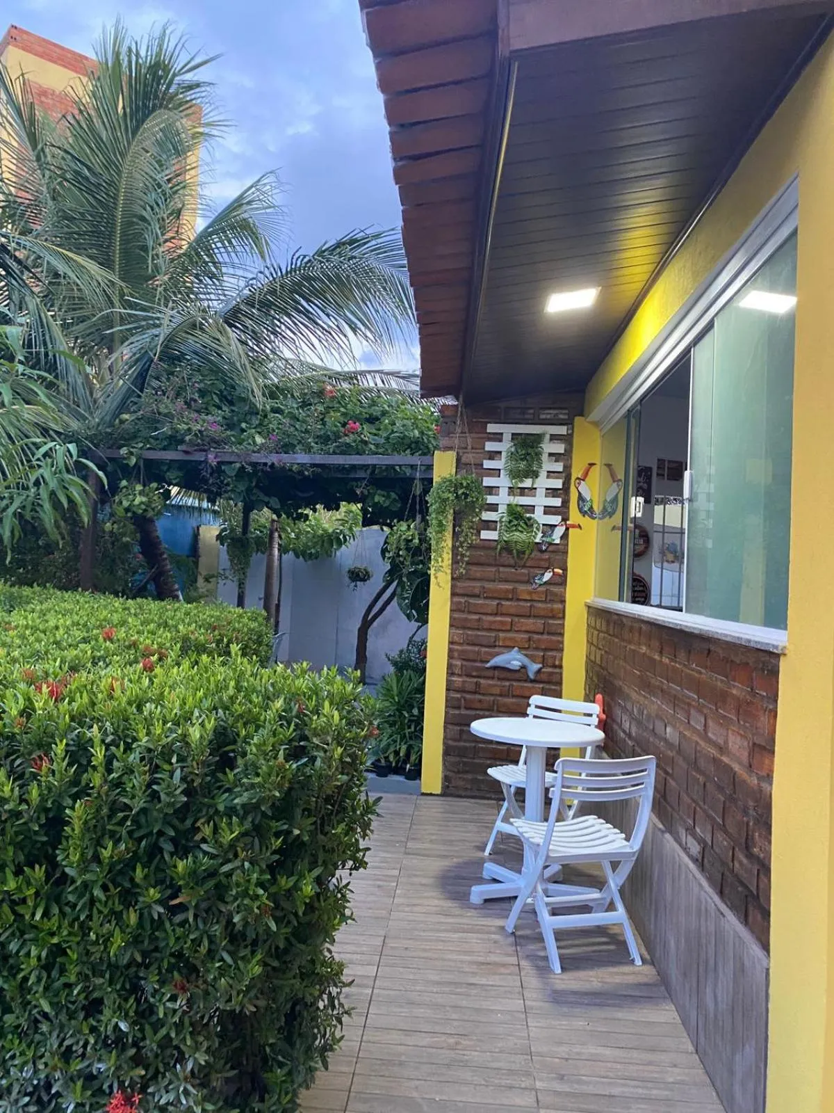 Inner courtyard view in Chalé Temporada Porto dos Lençóis - Lençóis Maranhenses
