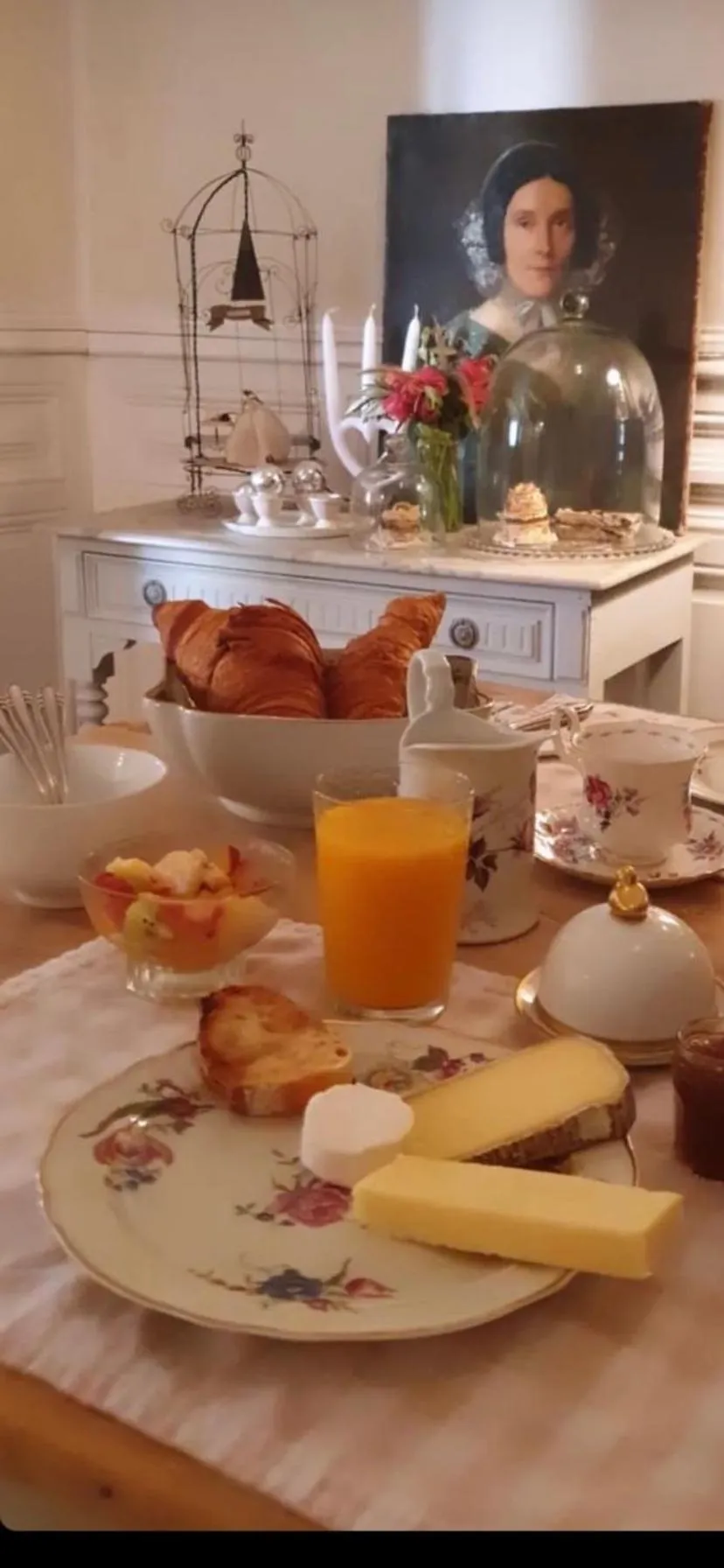 Breakfast in Le logis blanc bed&breakfast
