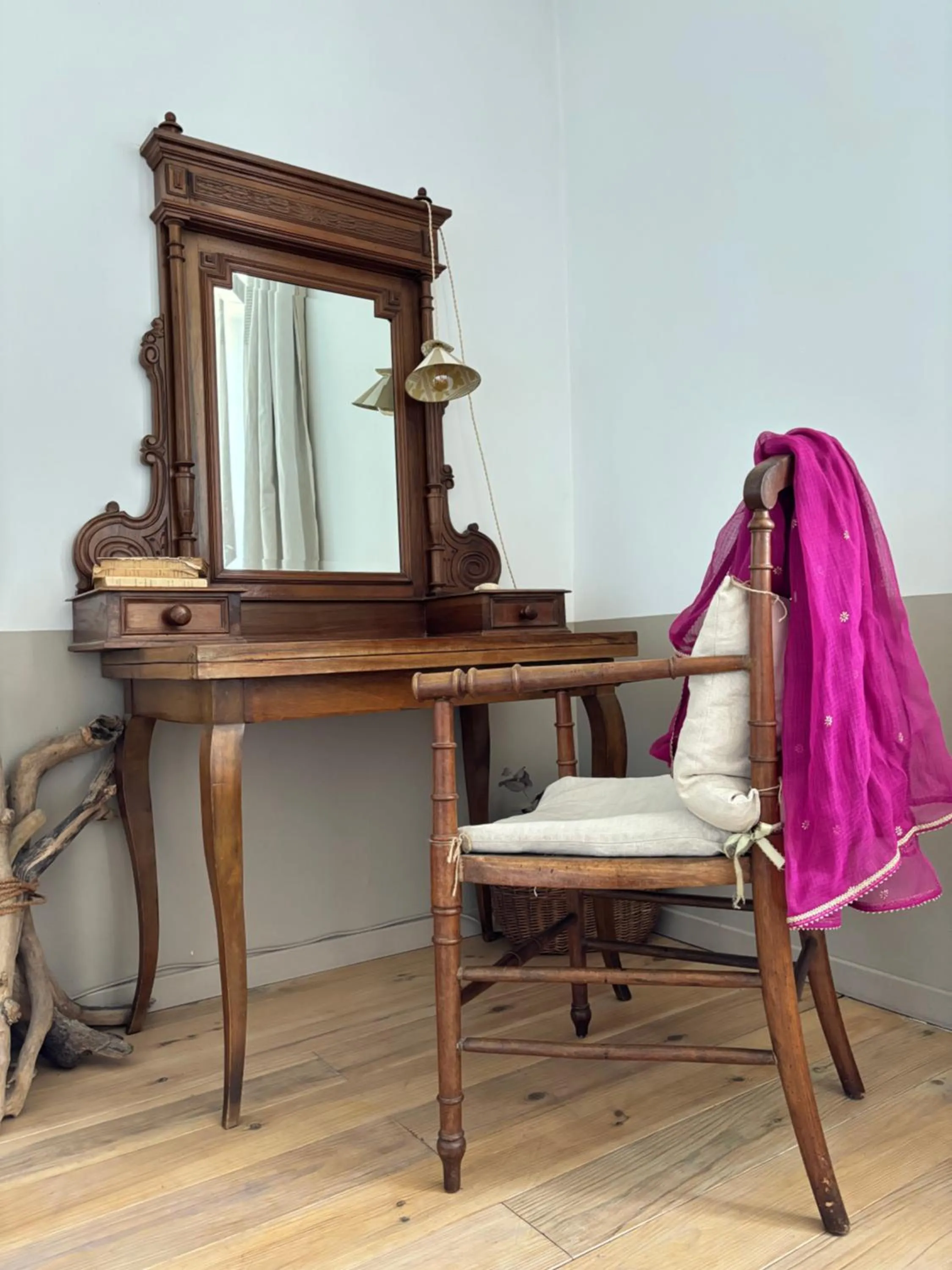 Seating area in Le logis blanc bed&breakfast