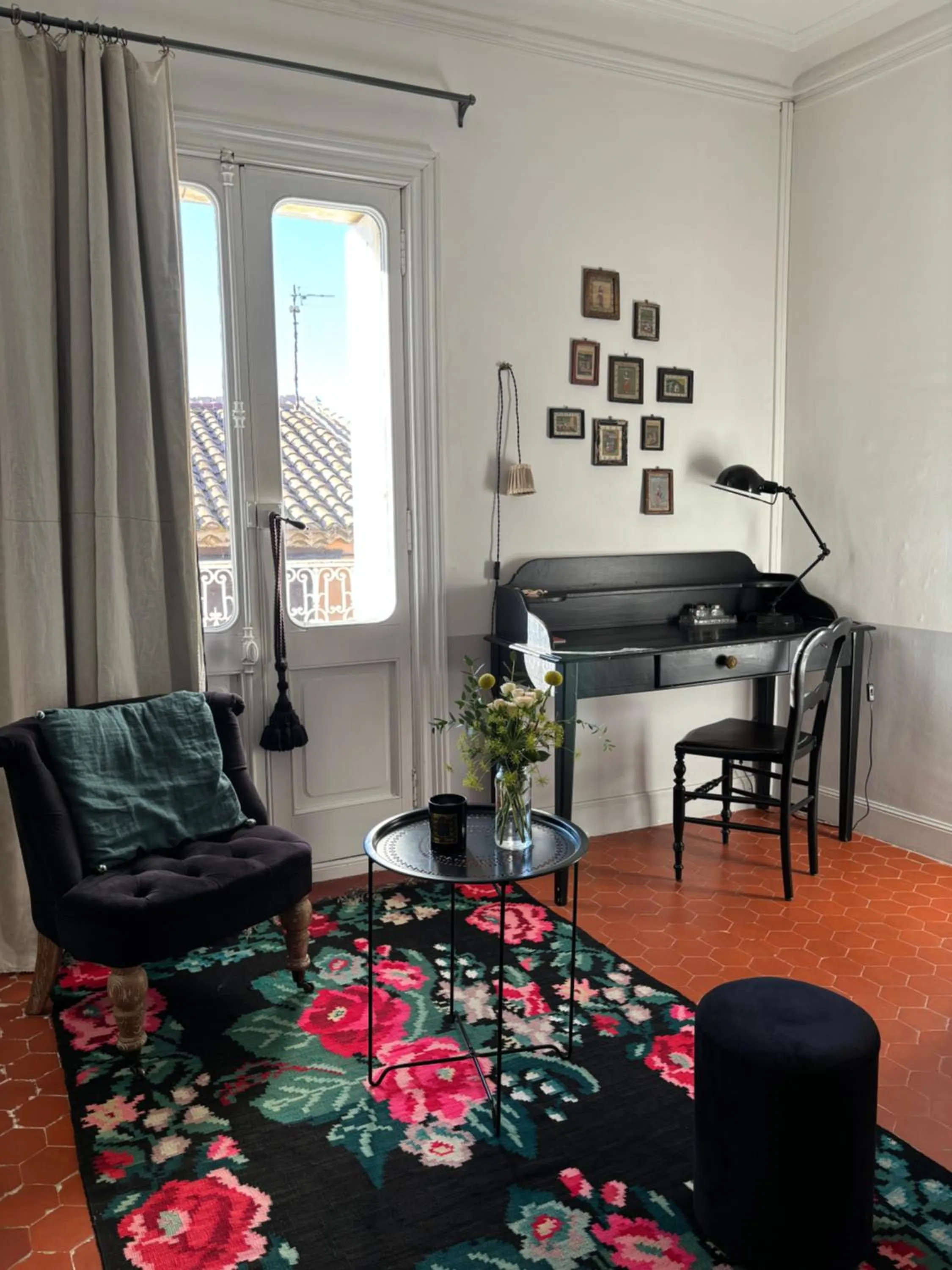 Seating area in Le logis blanc bed&breakfast