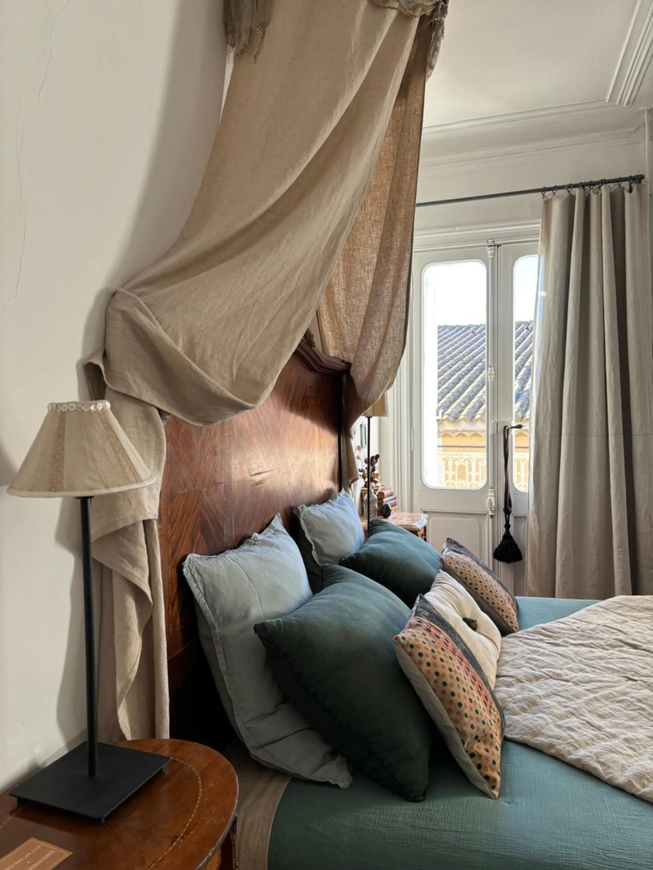 Bed in Le logis blanc bed&breakfast