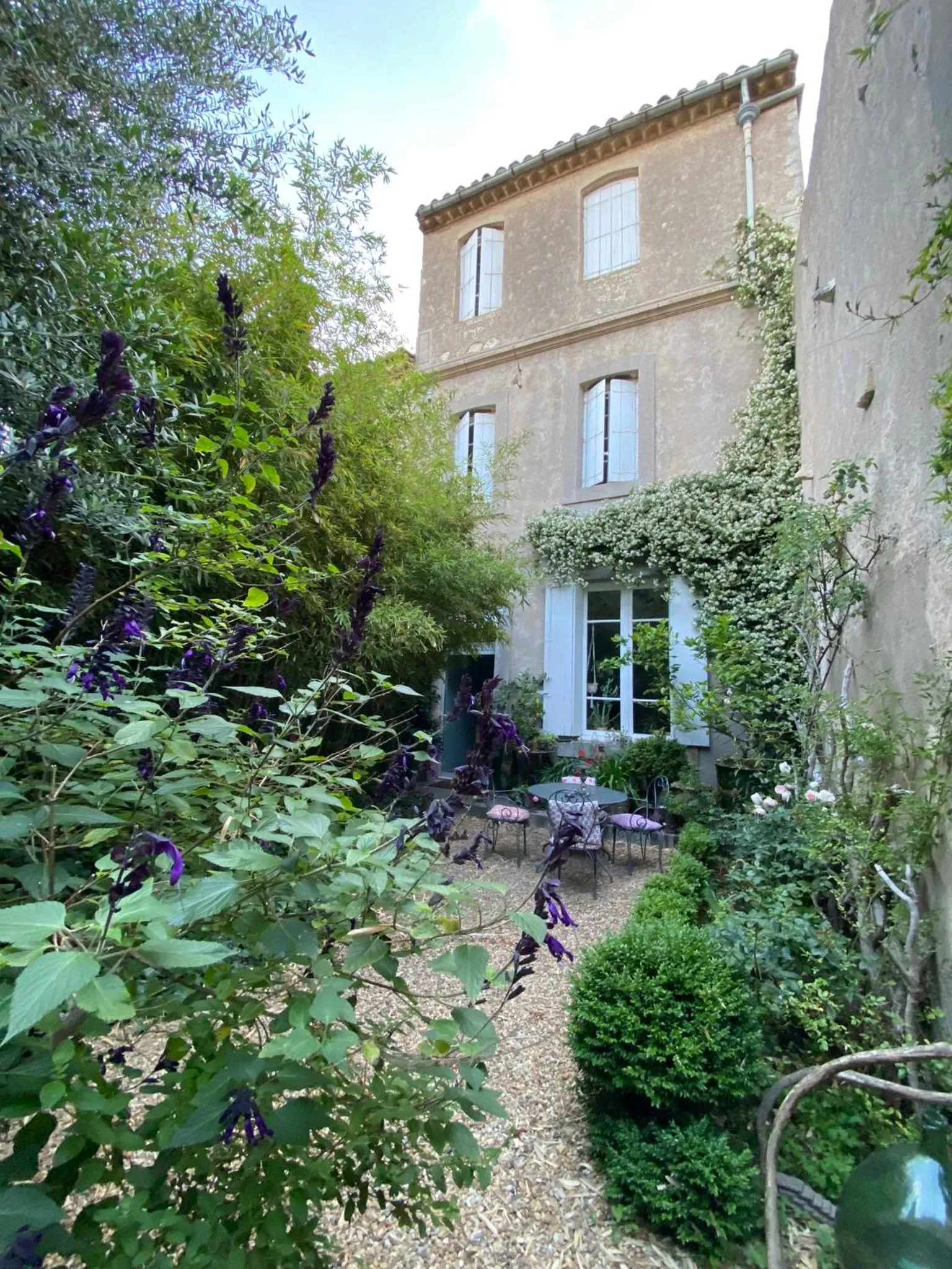 Garden in Le logis blanc bed&breakfast