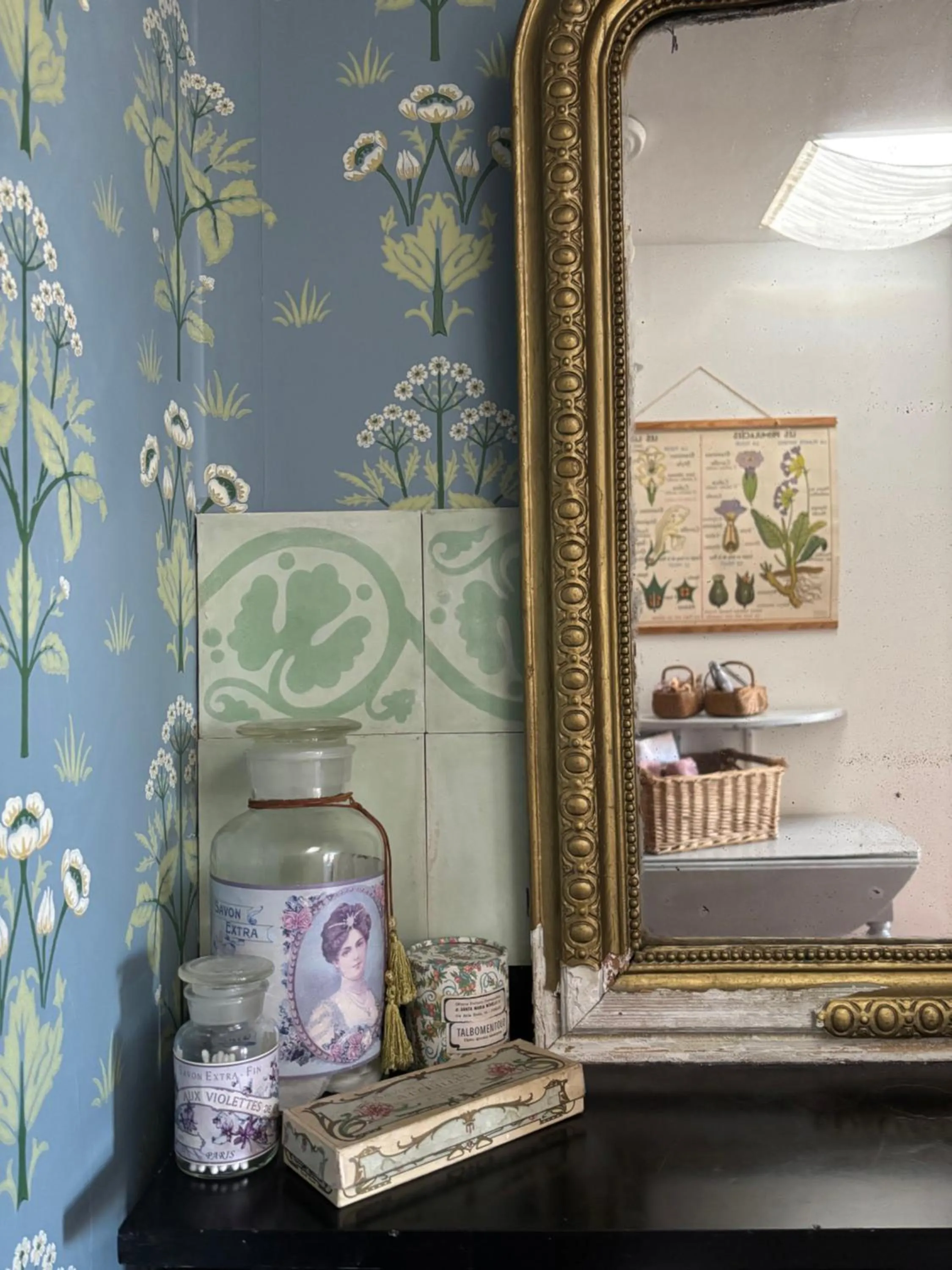 Decorative detail in Le logis blanc bed&breakfast