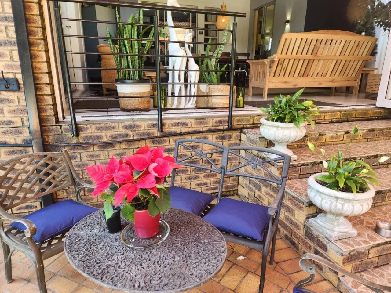 Seating area in Hillton Manor Guest House