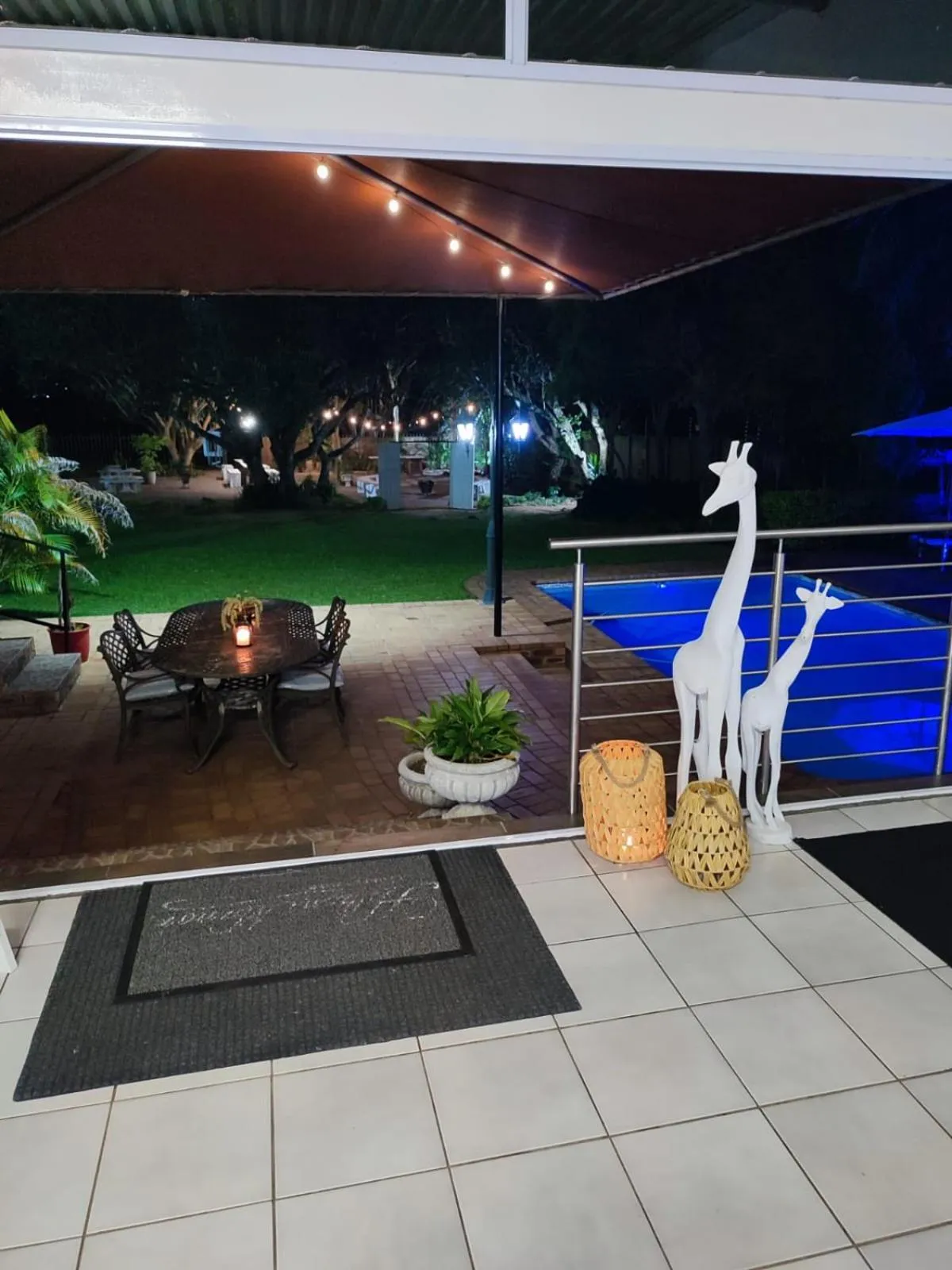 Patio in Hillton Manor Guest House