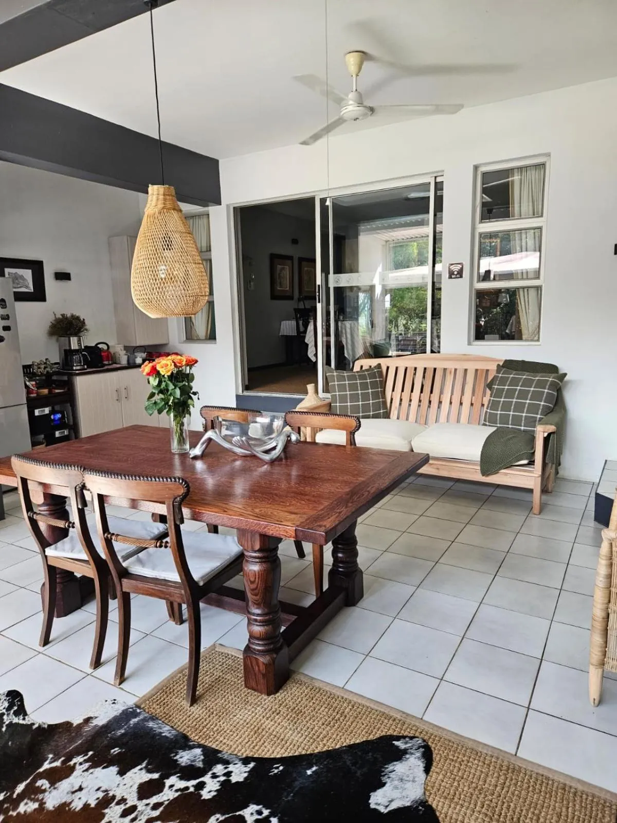 Patio in Hillton Manor Guest House