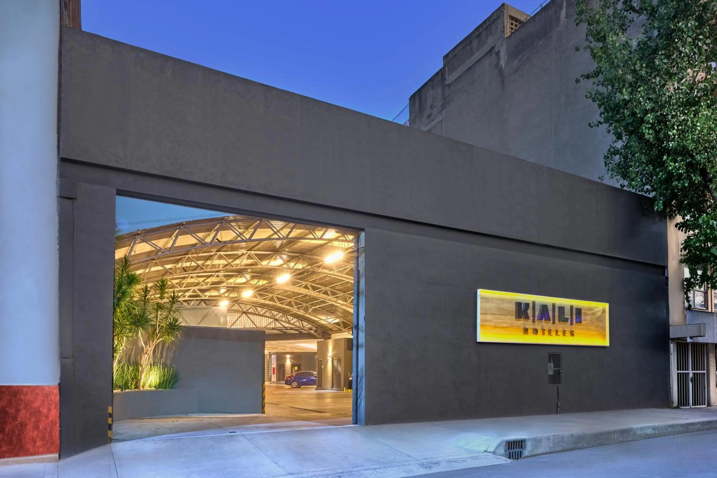 Facade/entrance in KALI La Raza Mexico City