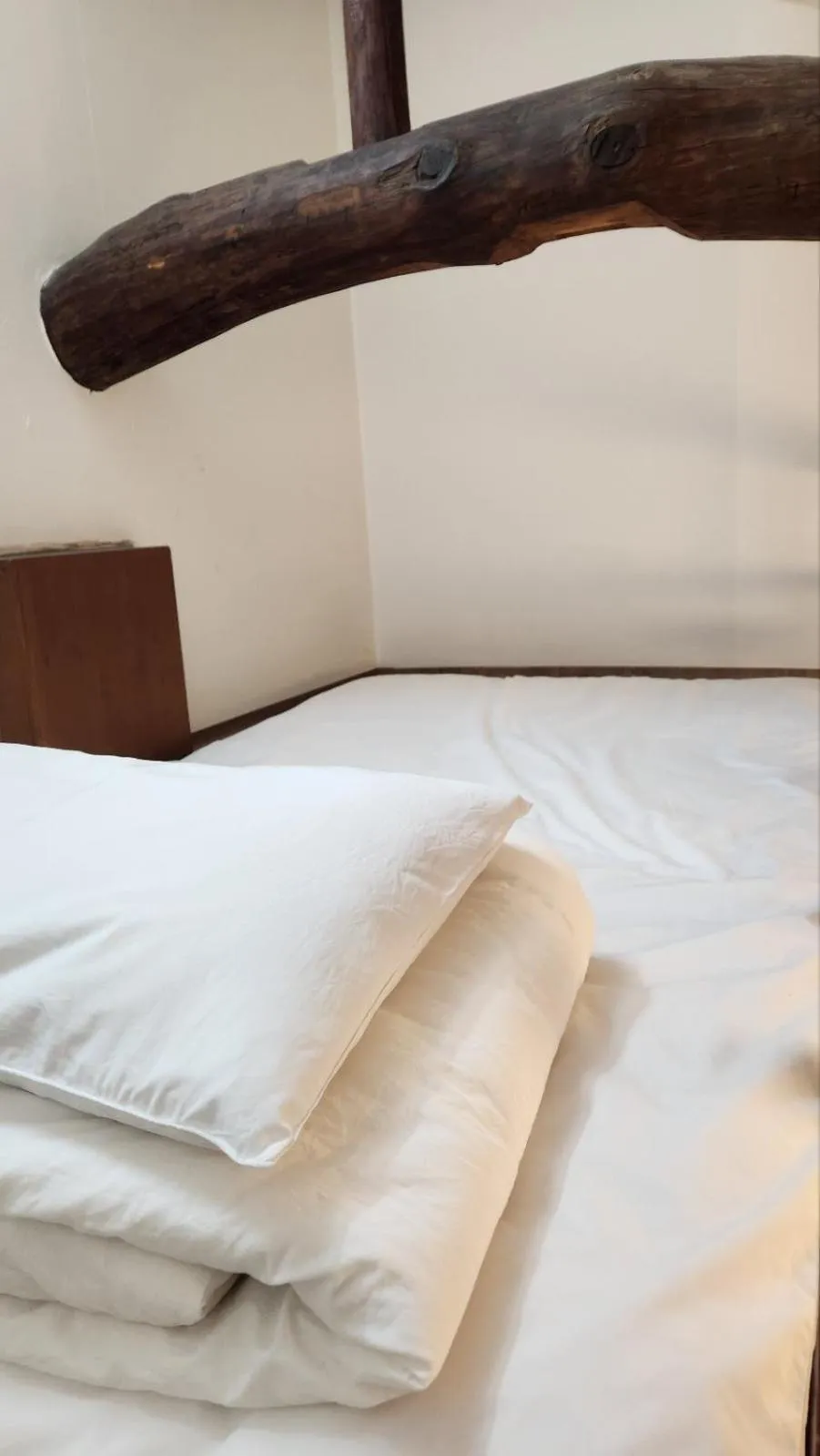 Bed in Sungsim Hanok Guesthouse