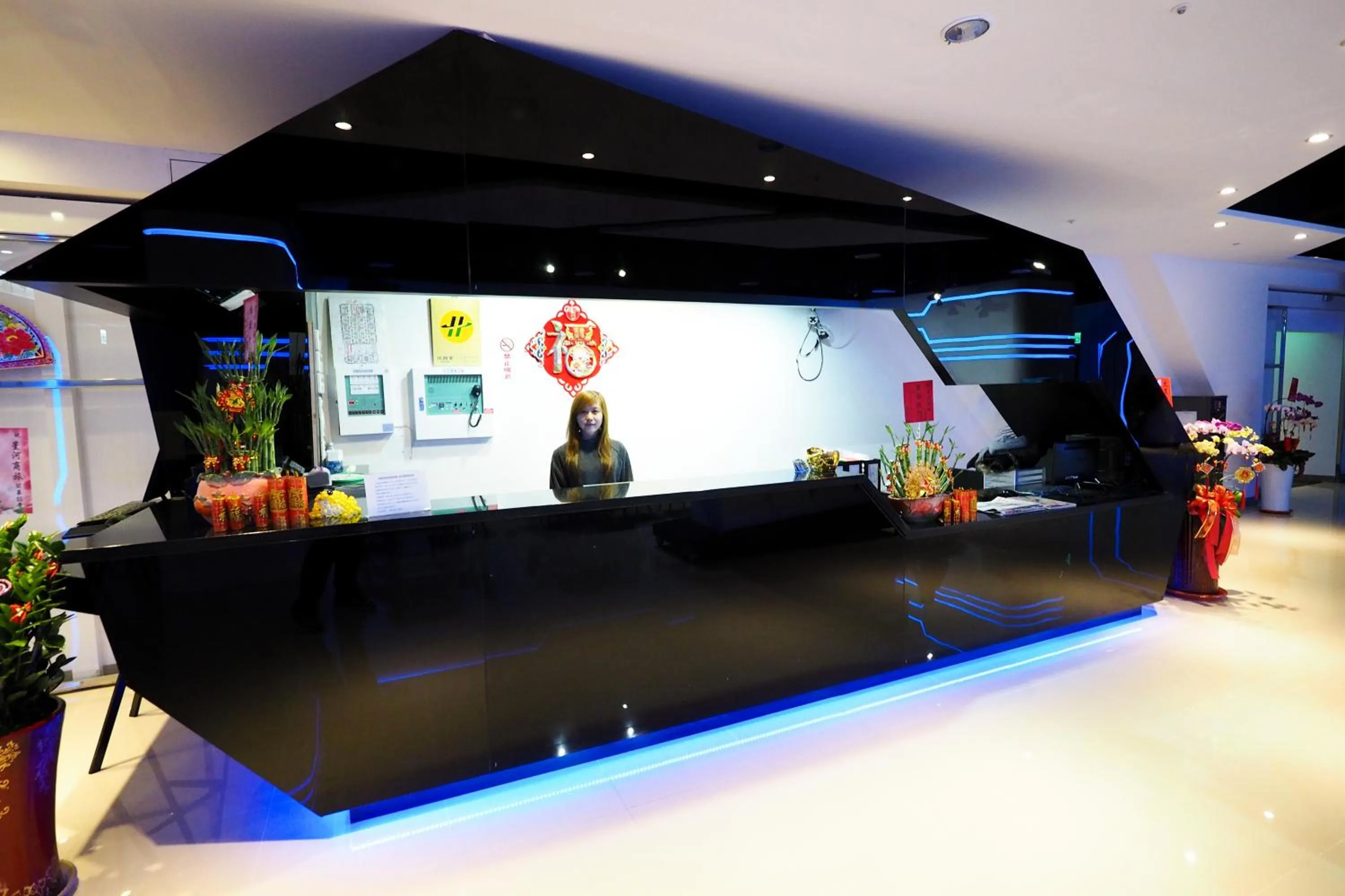 Lobby or reception in Galaxia Business Hotel