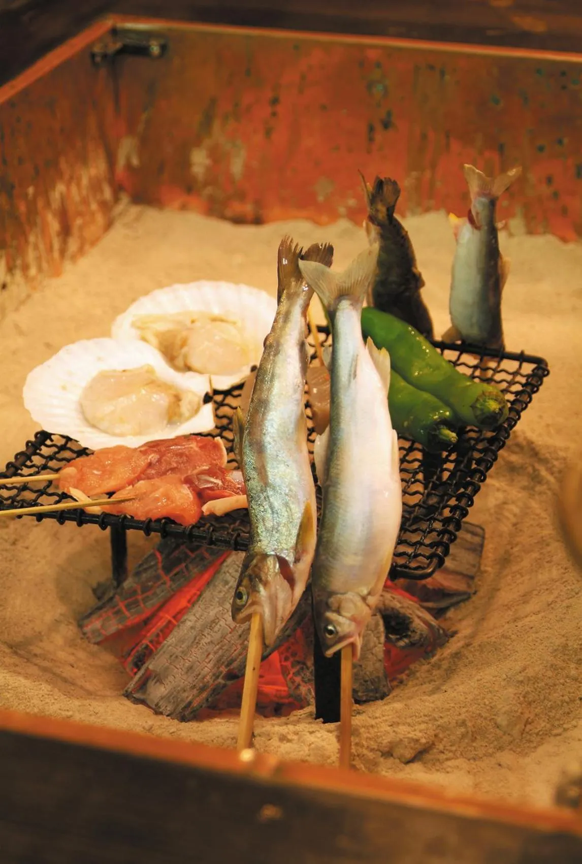 Food close-up in Irori Houraku