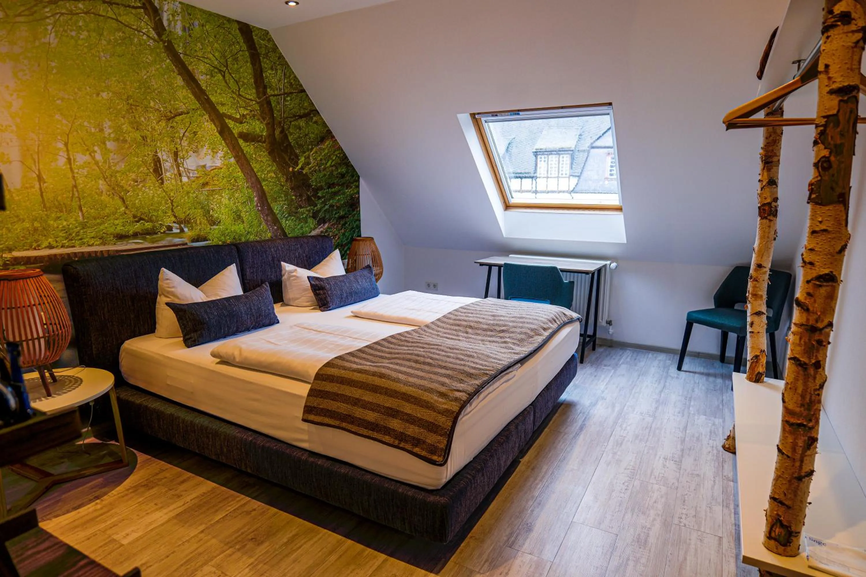 Photo of the whole room, Bed in Hochwald Lodge