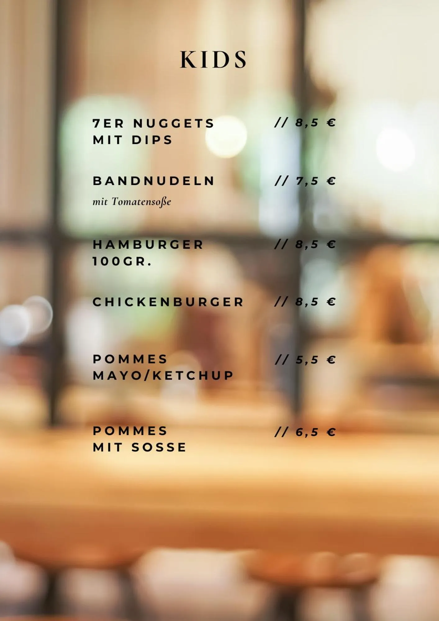 Restaurant/places to eat in Hochwald Lodge