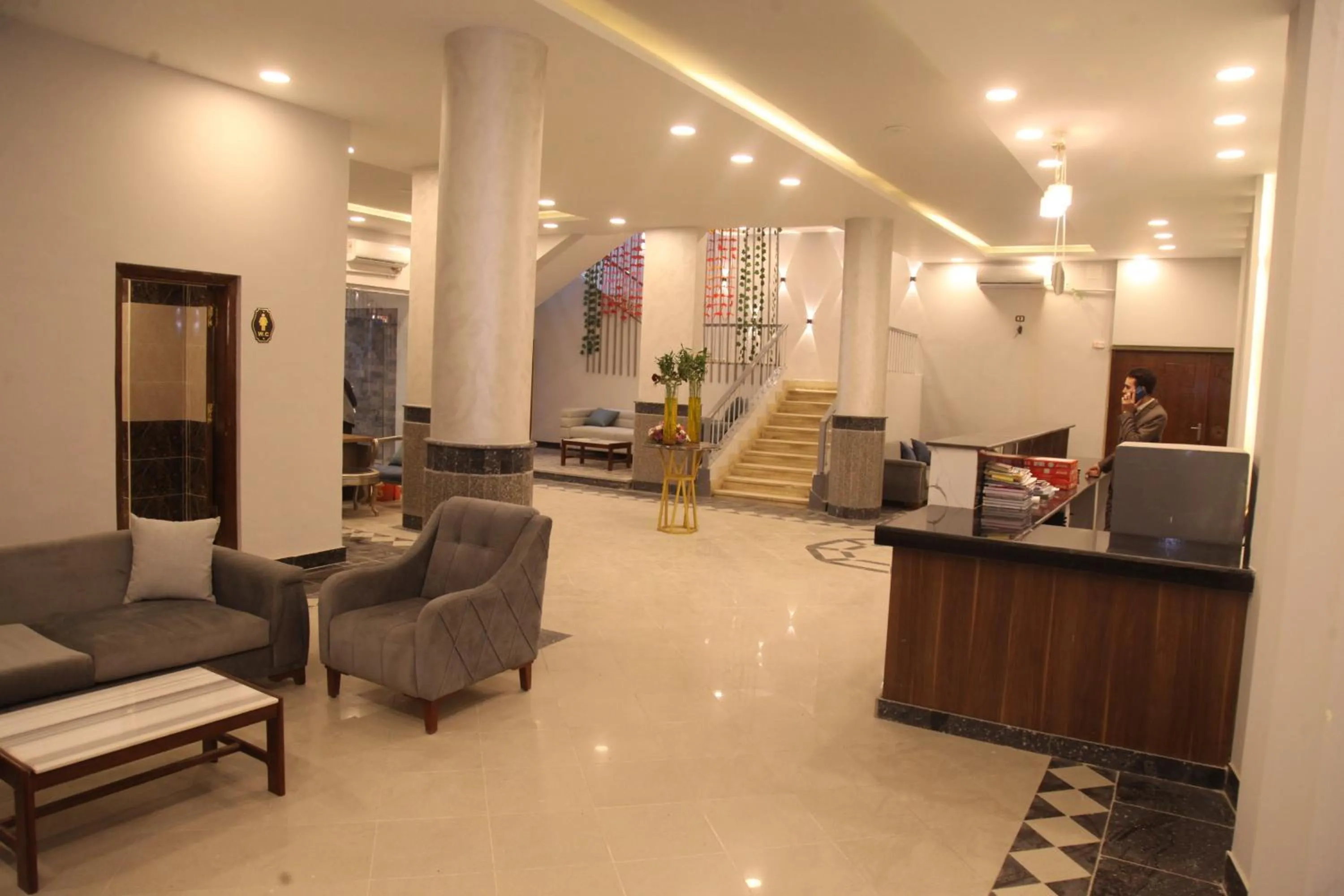 Lobby or reception in Jewel Assiut Hotel