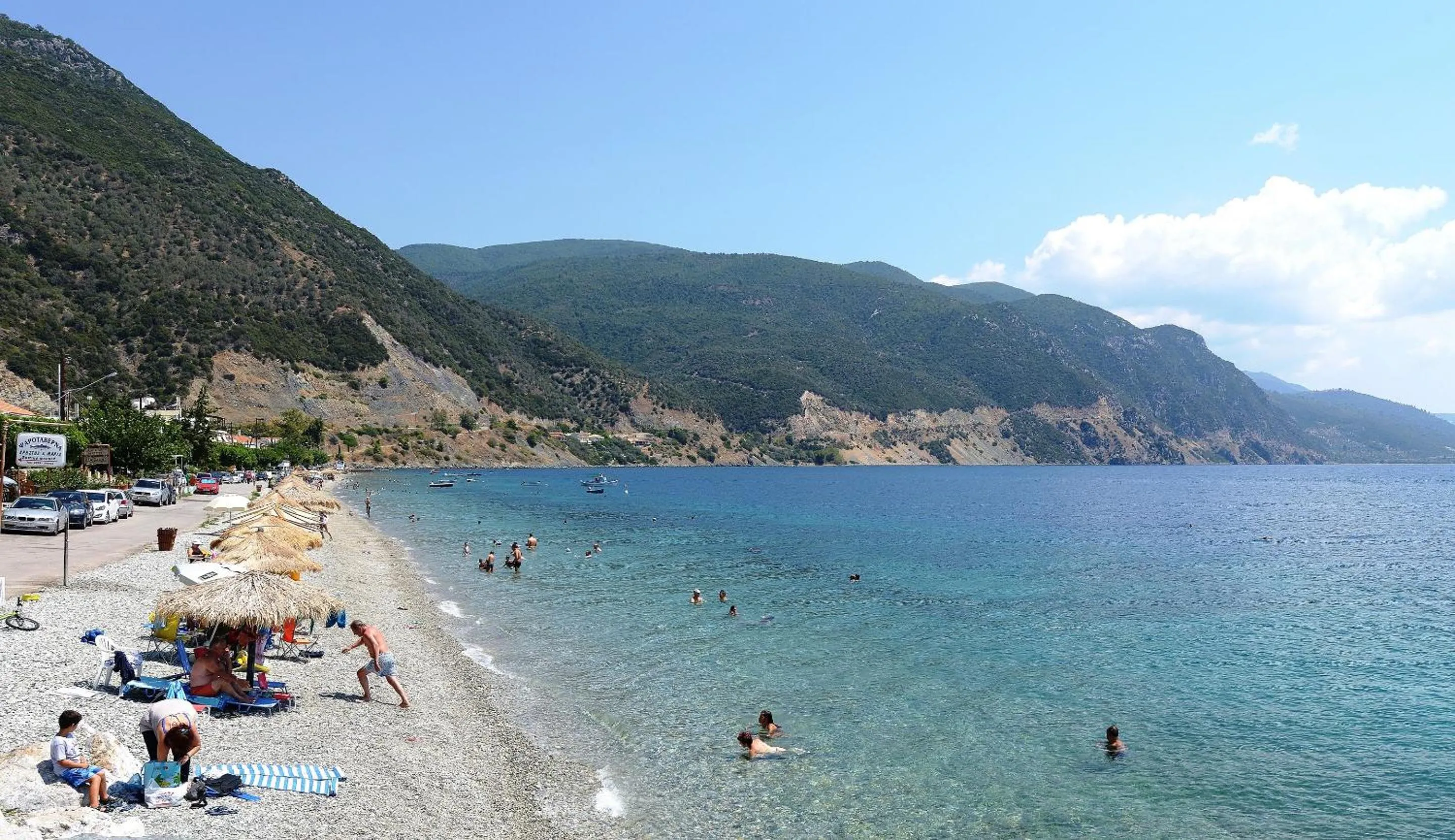 Beach in Pharos Rooms