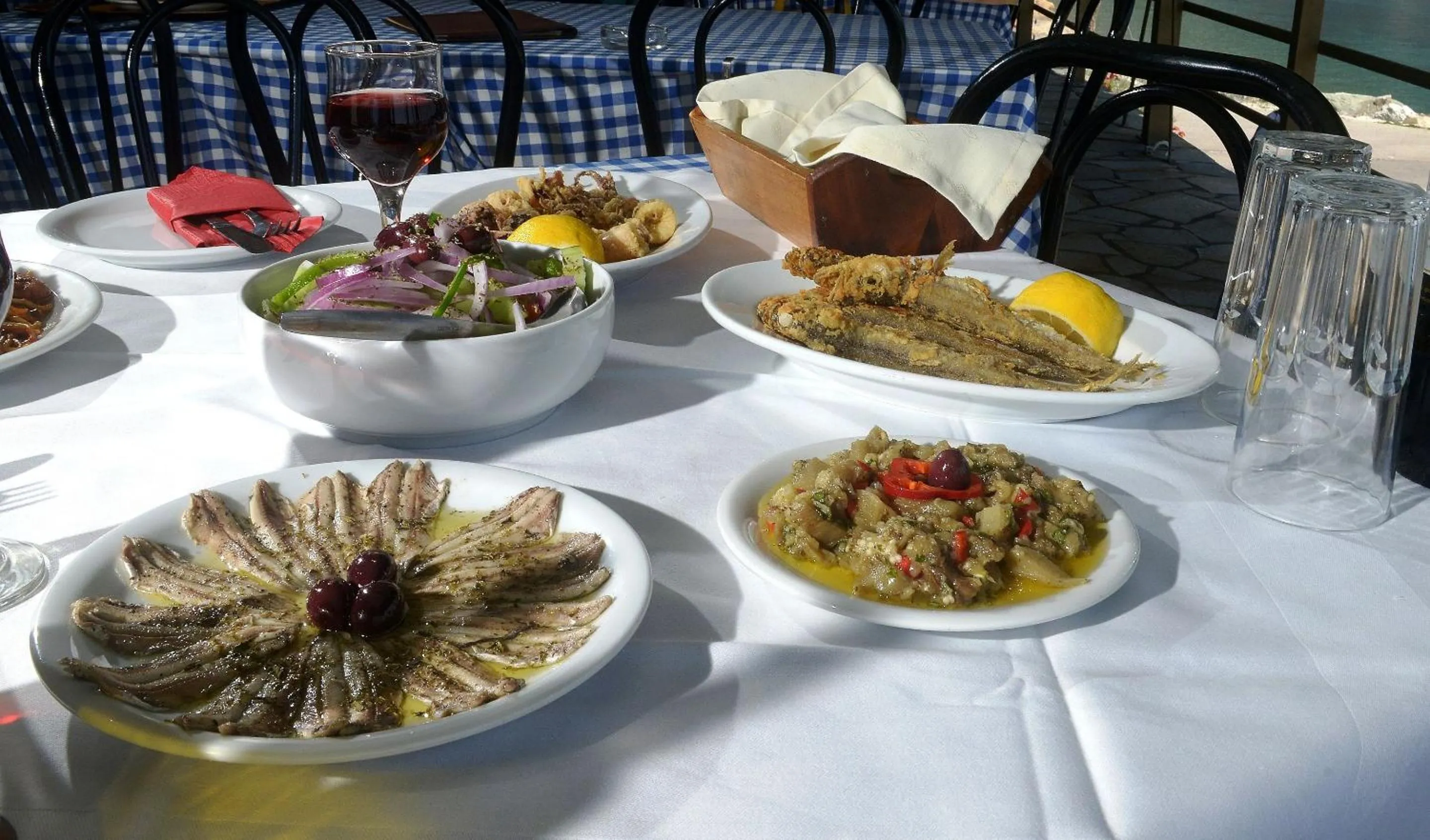 Food close-up in Pharos Rooms