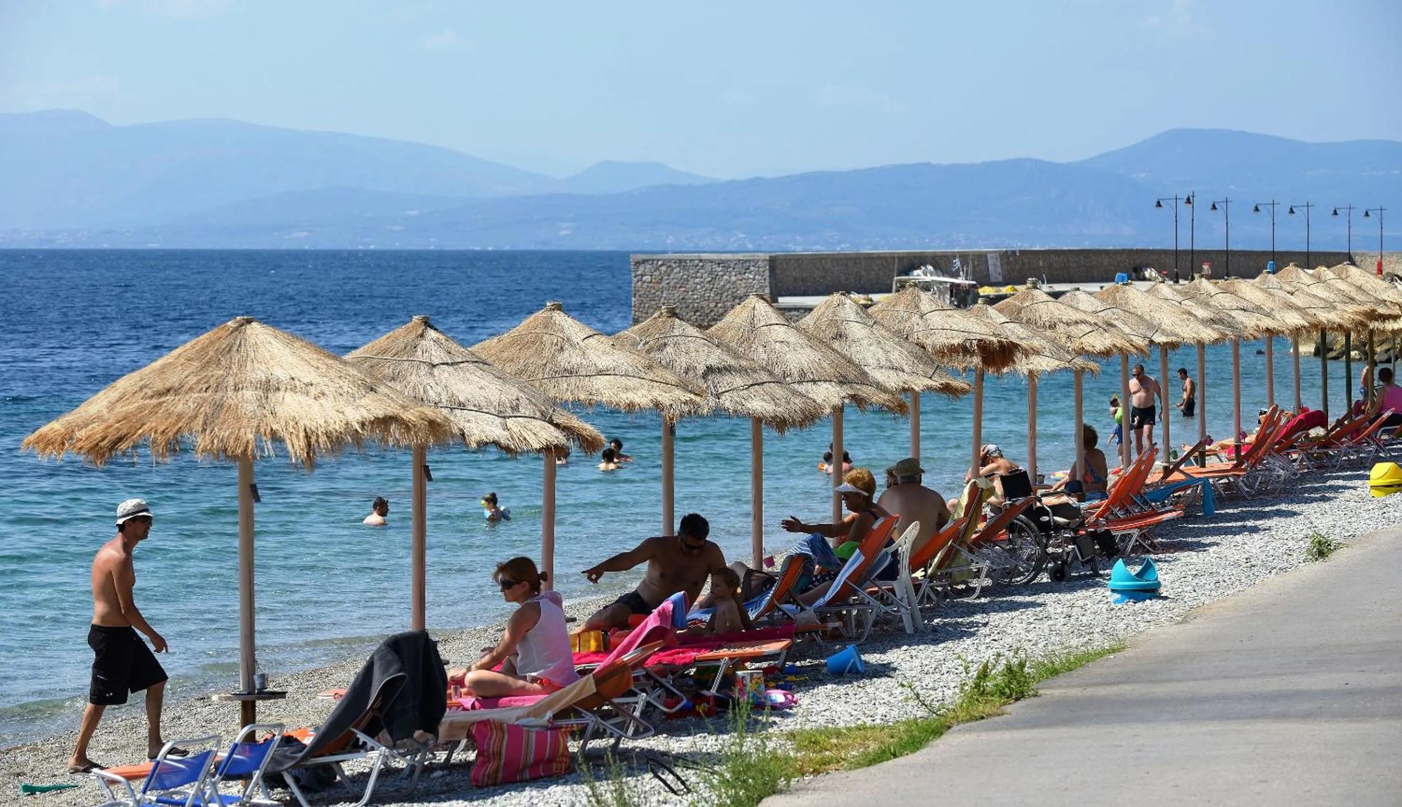 Beach in Pharos Rooms