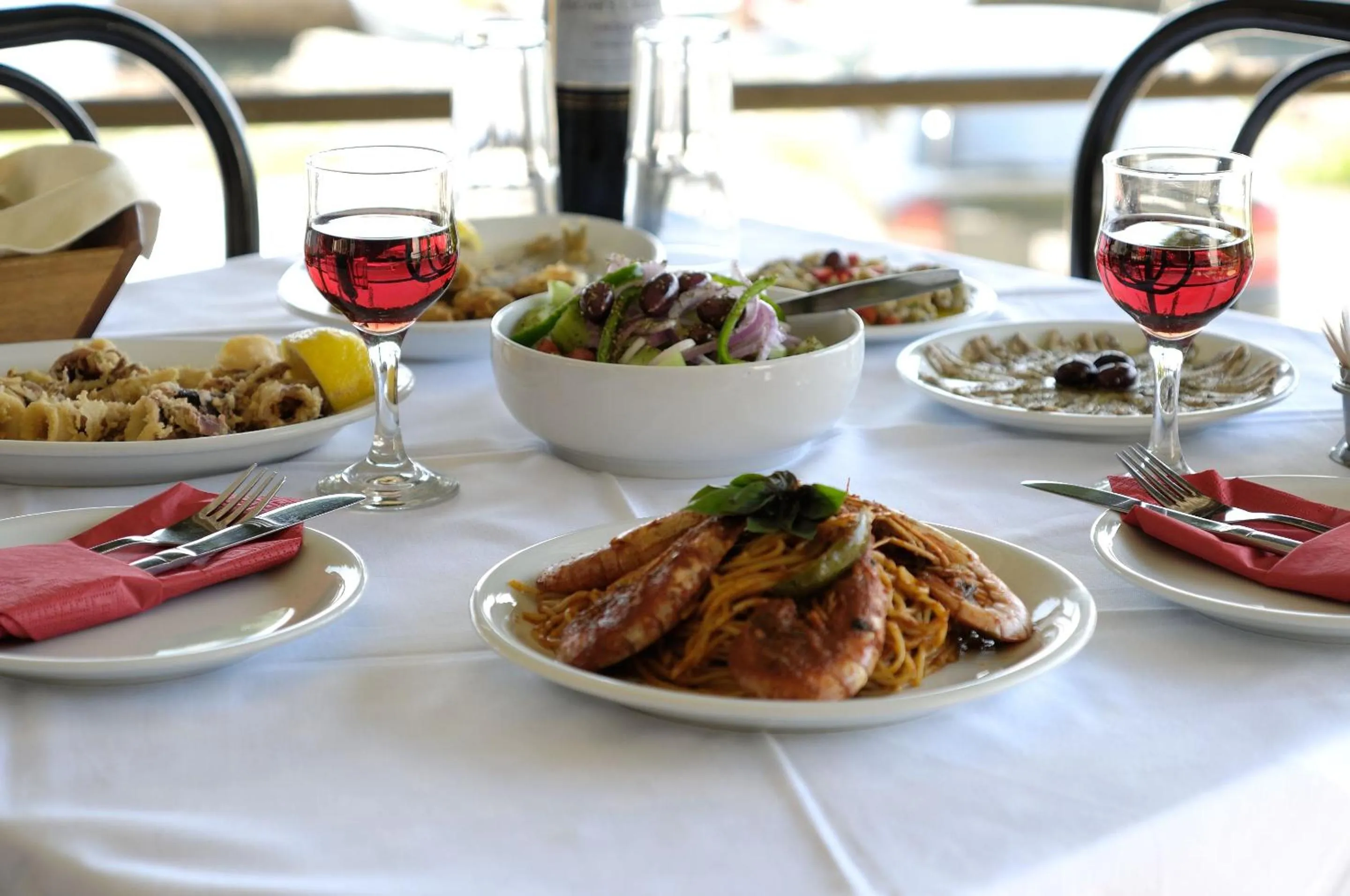 Food close-up in Pharos Rooms