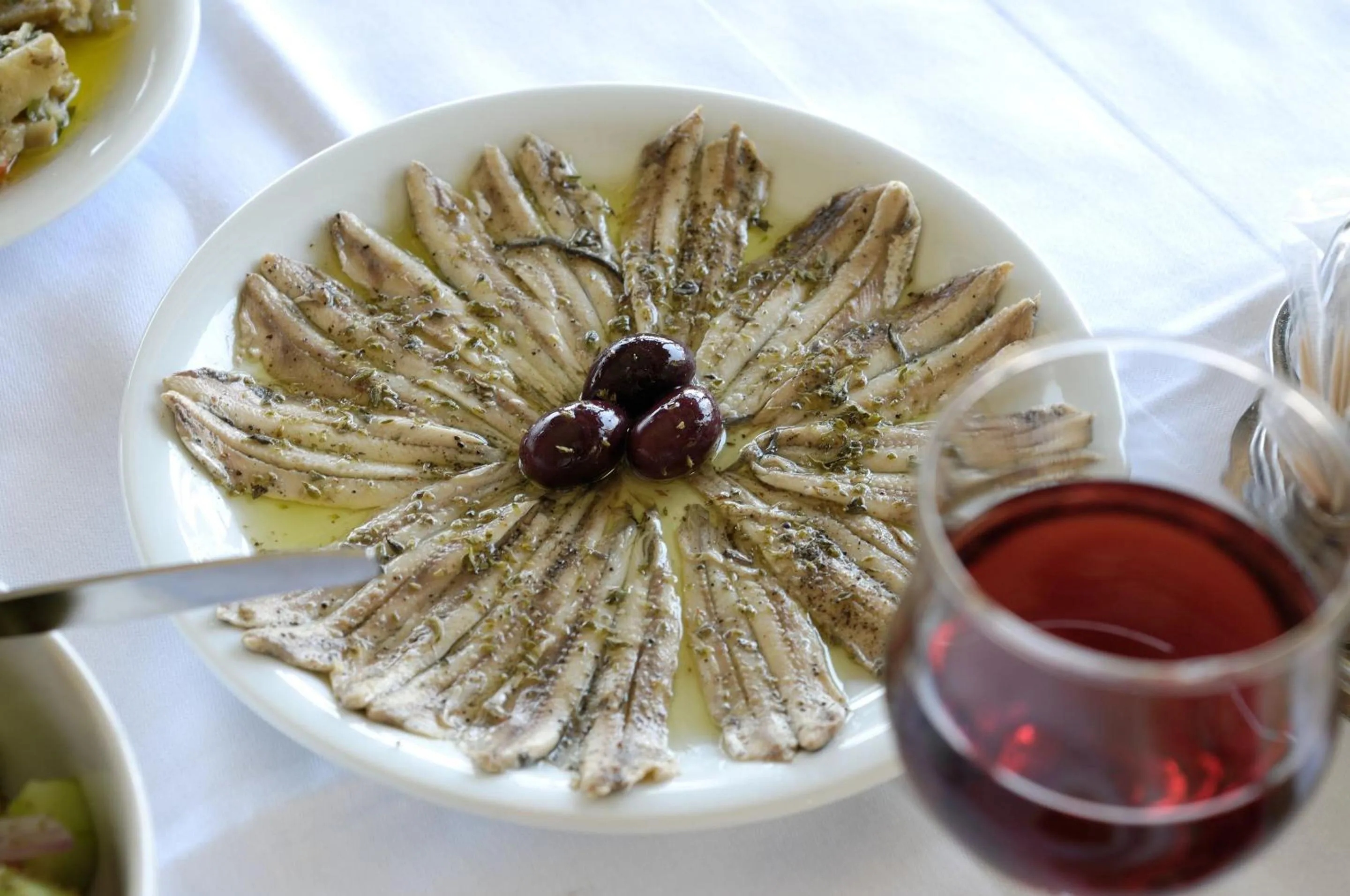 Food close-up in Pharos Rooms