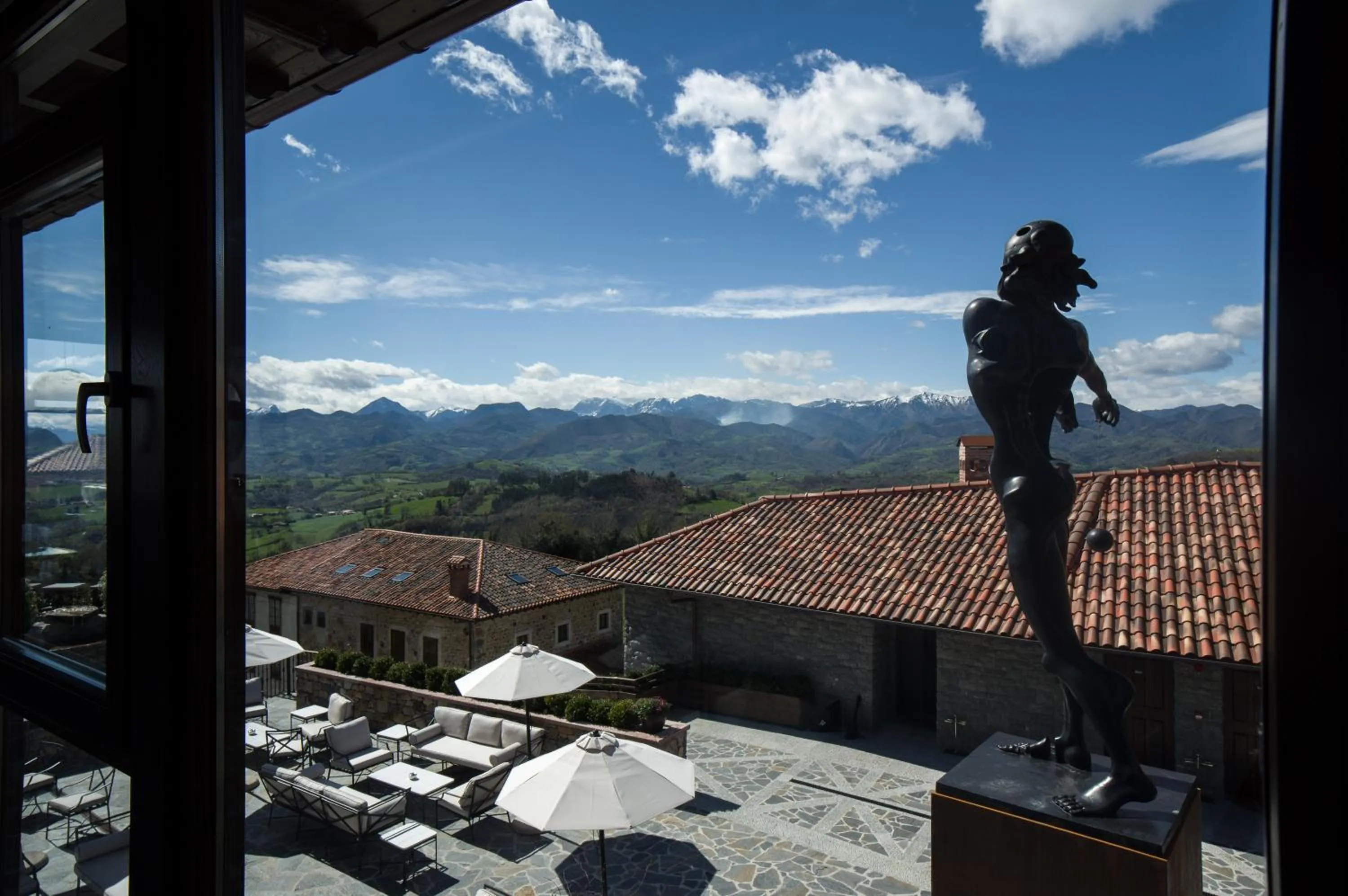 Patio in Puebloastur Eco Resort Hotel & Spa Gran Lujo
