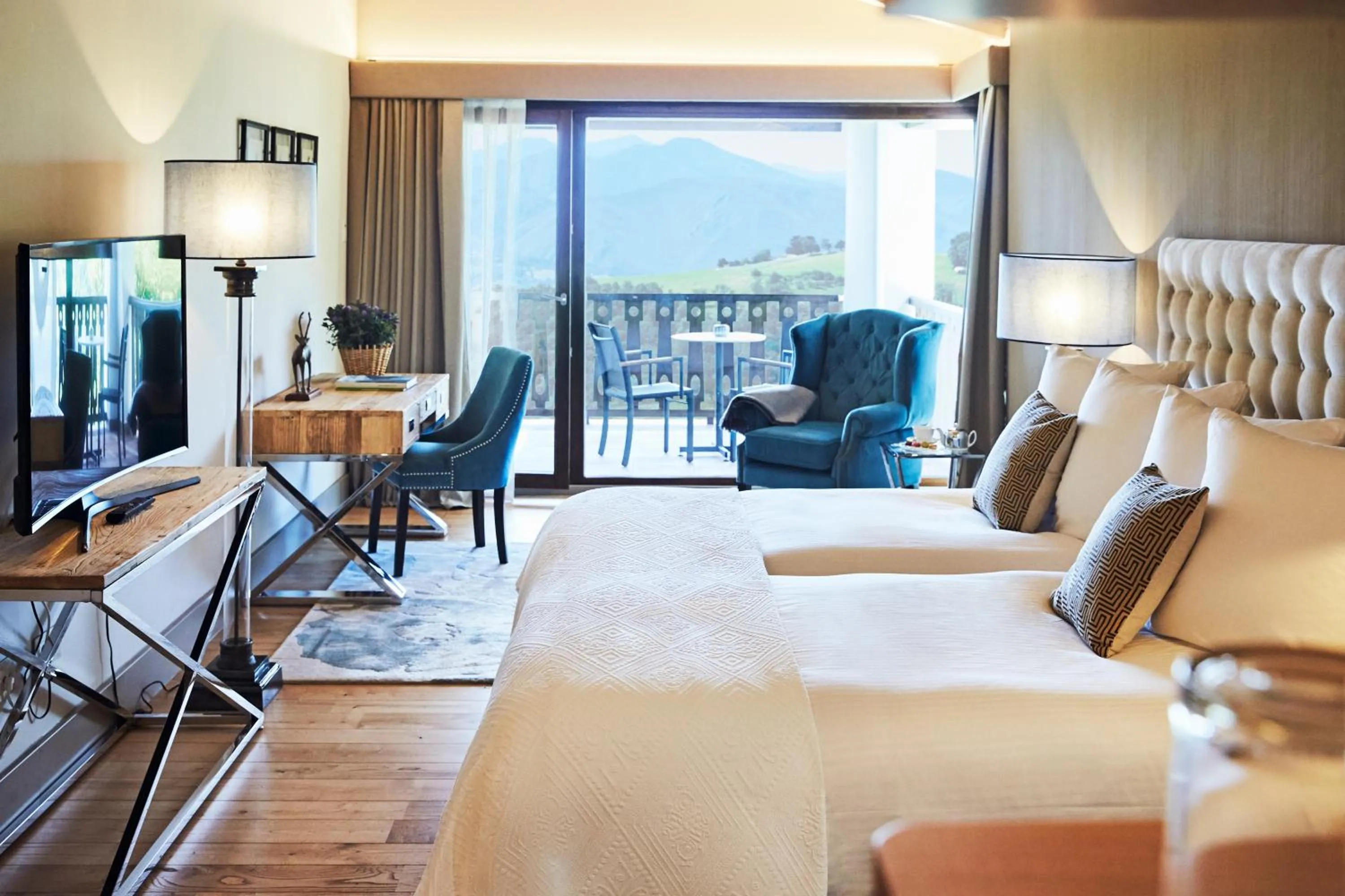 Balcony/Terrace in Puebloastur Eco Resort Hotel & Spa Gran Lujo