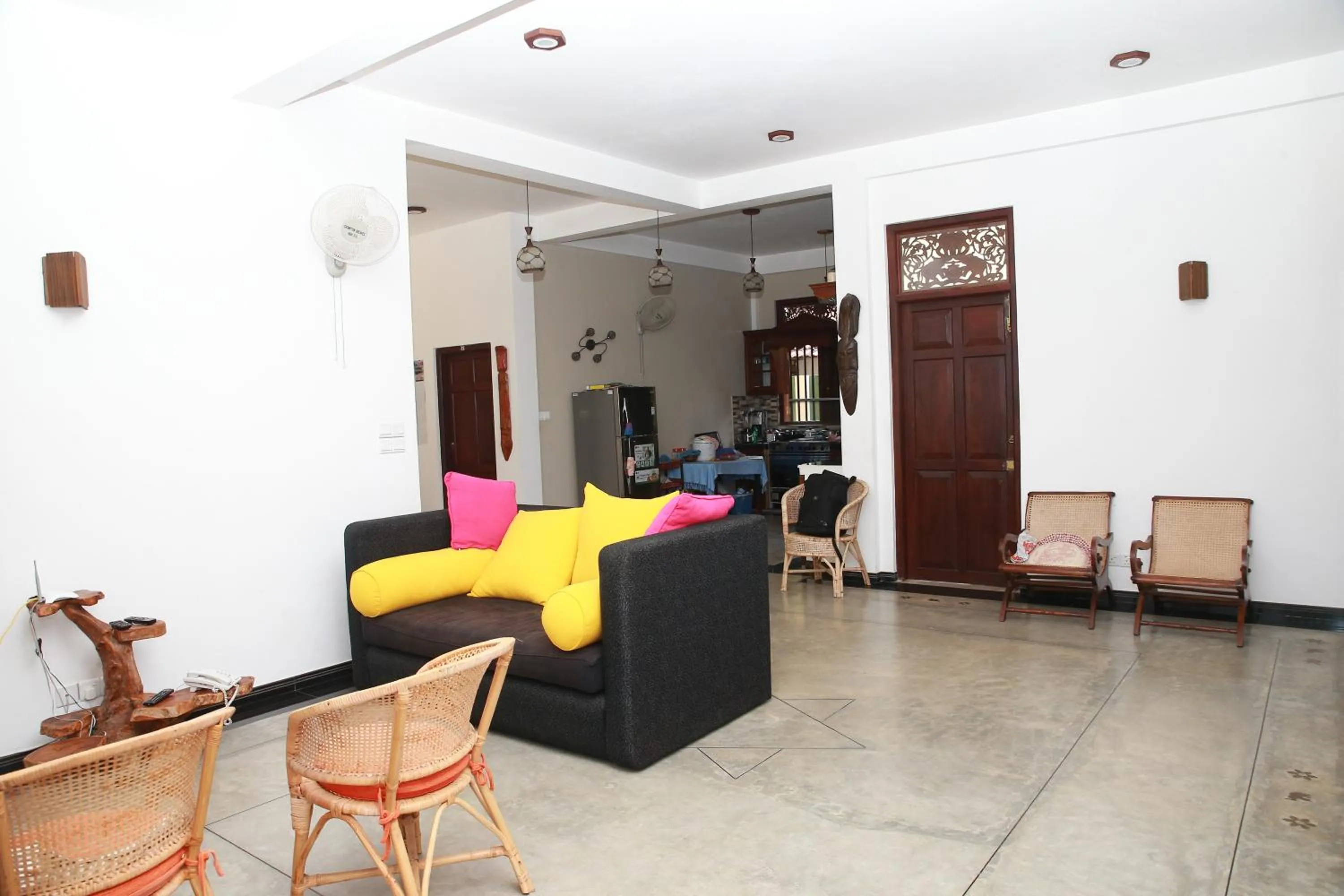 Communal lounge/ TV room in Mary's Palm Garden