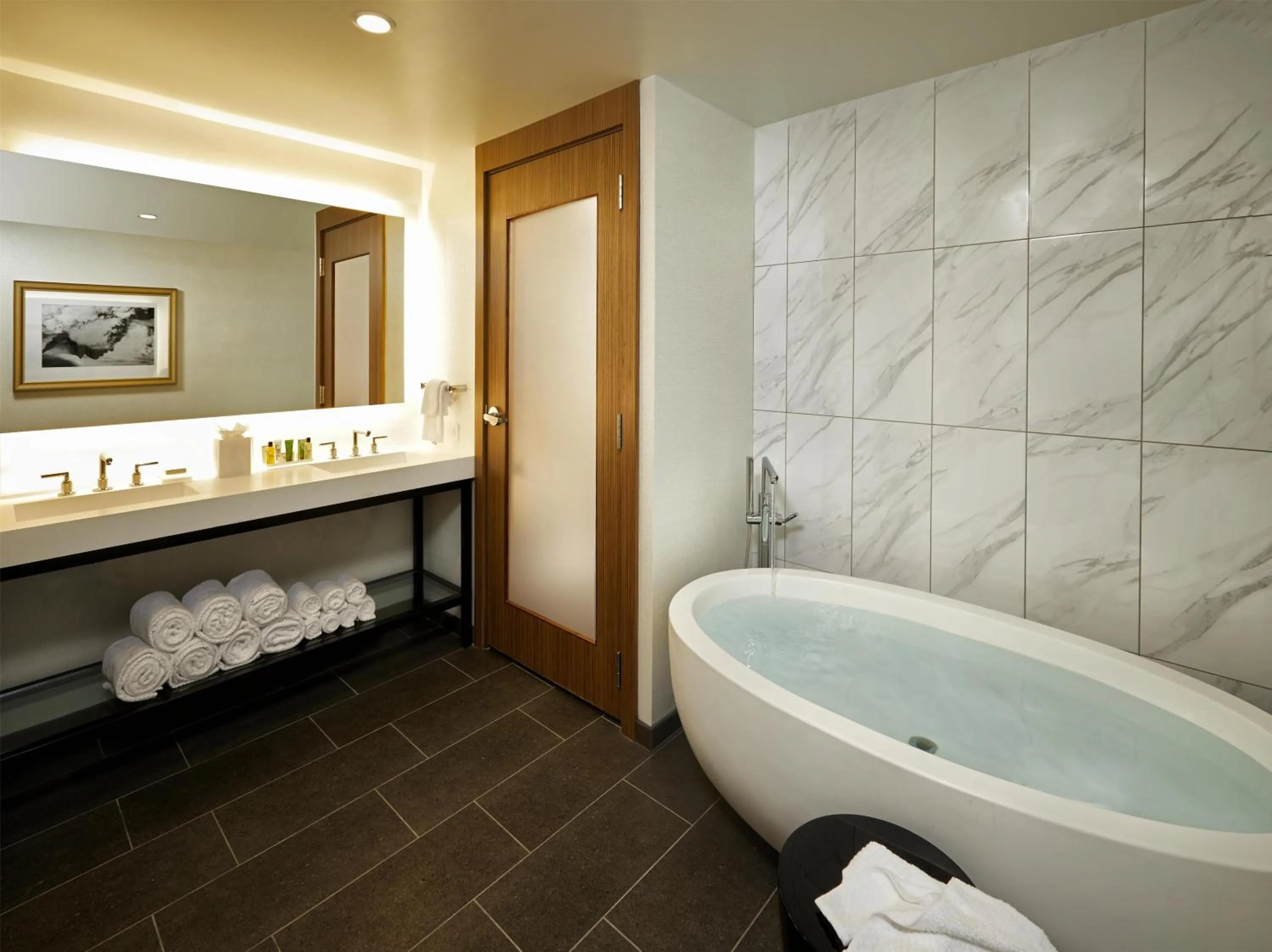 Bathroom in Hilton Cleveland Downtown