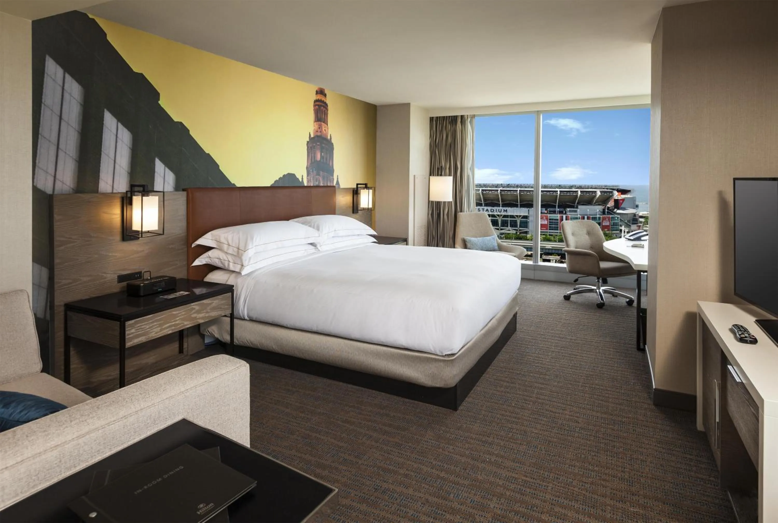 Bedroom, Bed in Hilton Cleveland Downtown