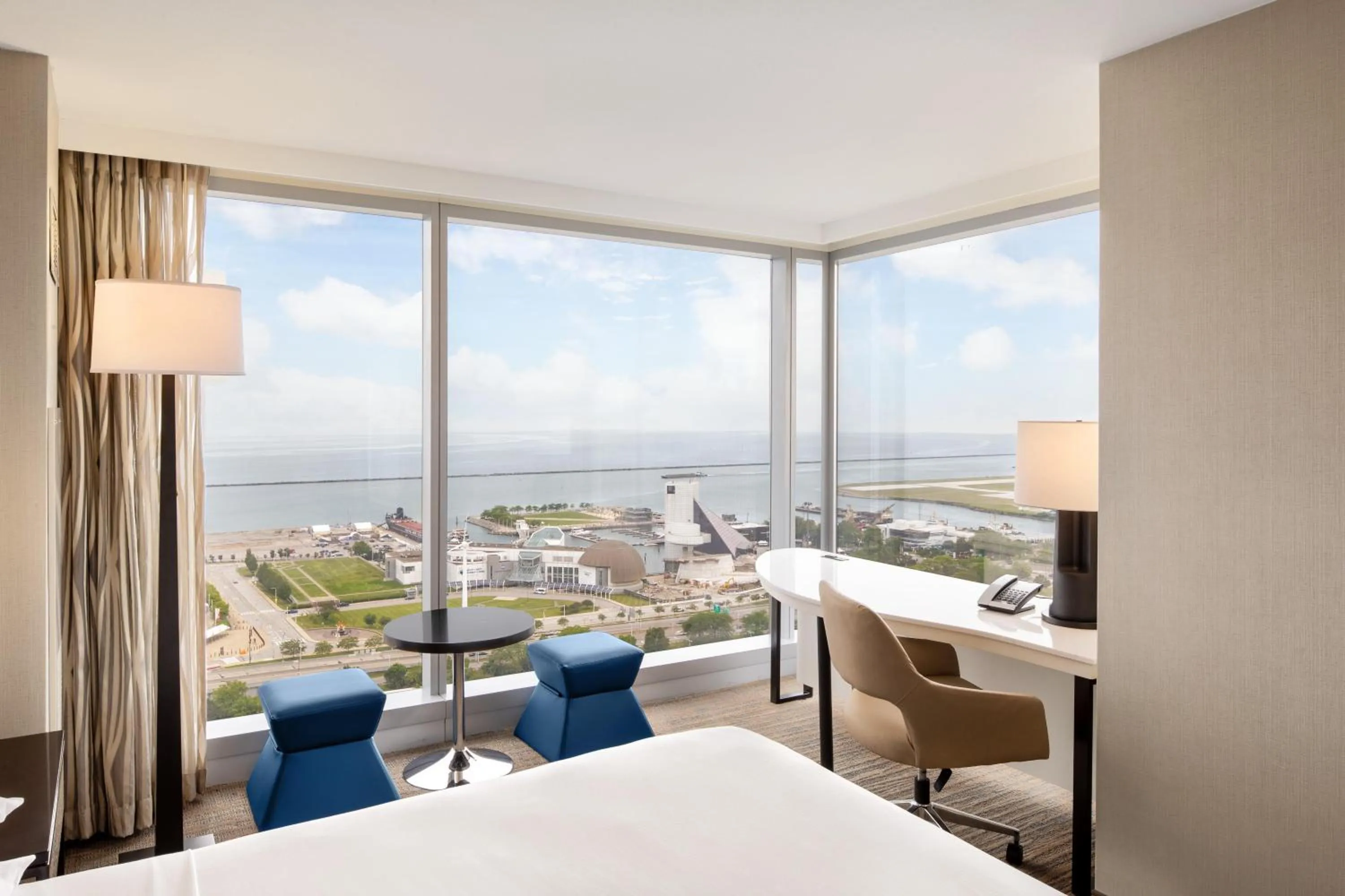 Bed in Hilton Cleveland Downtown