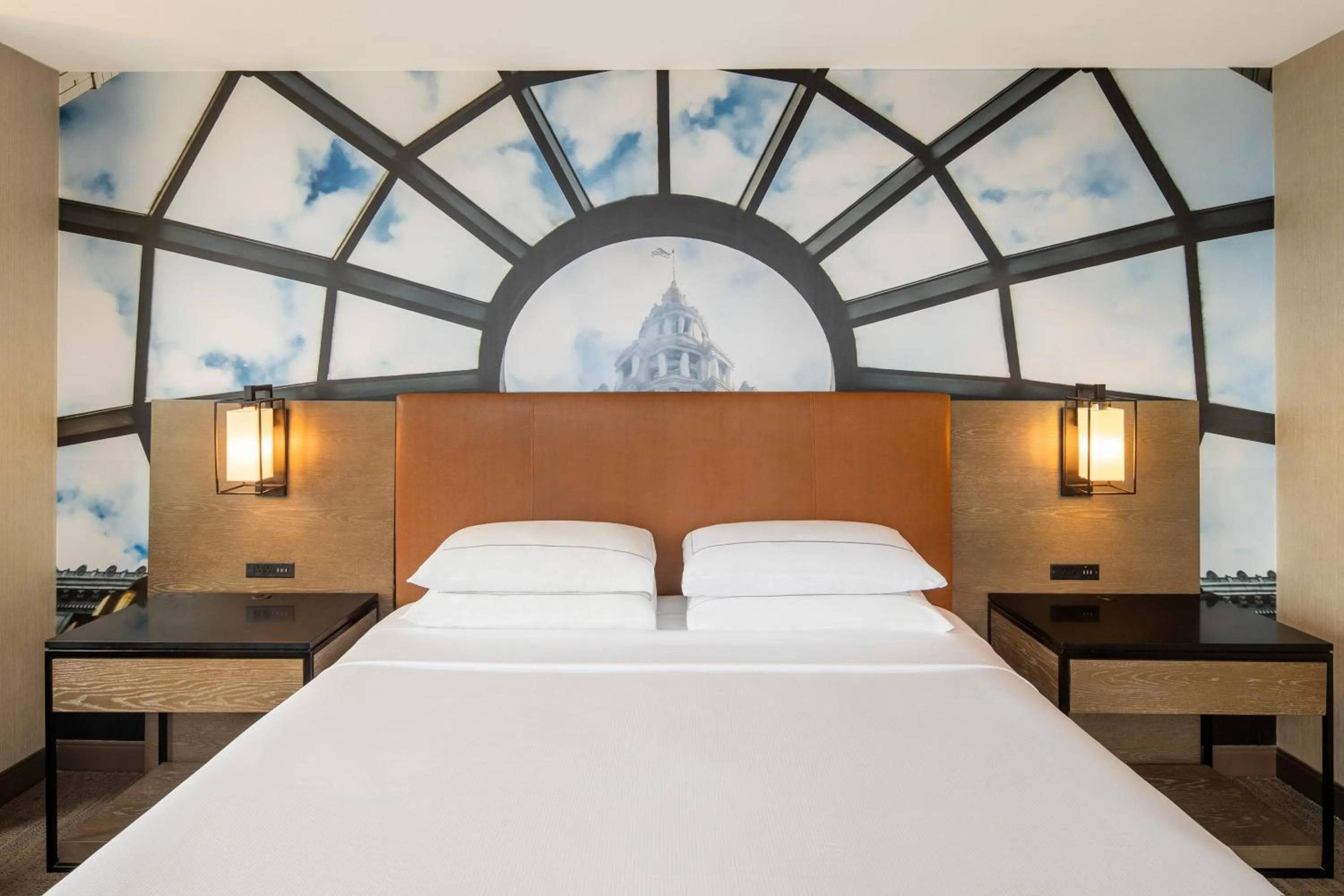 Bed in Hilton Cleveland Downtown