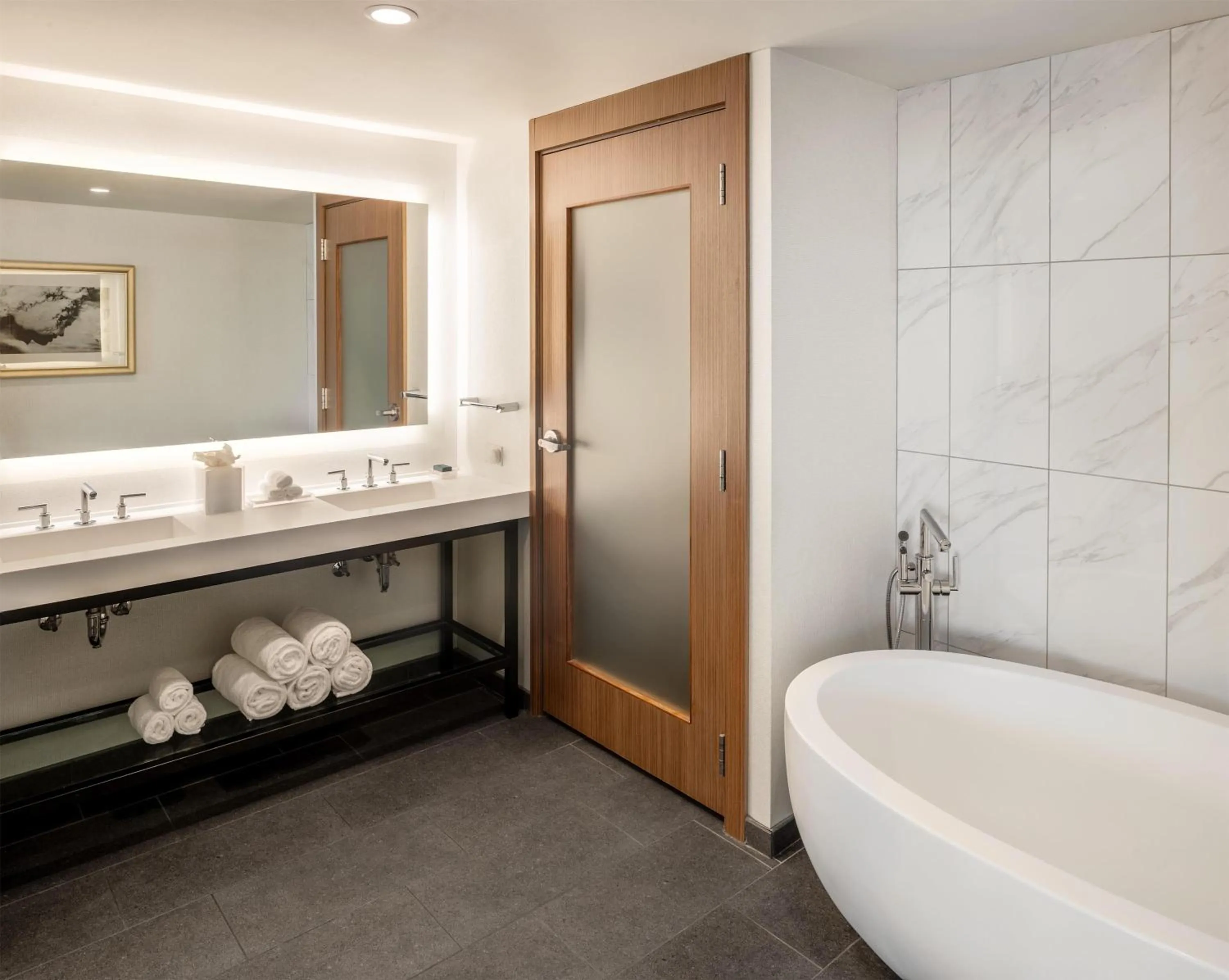 Bathroom in Hilton Cleveland Downtown