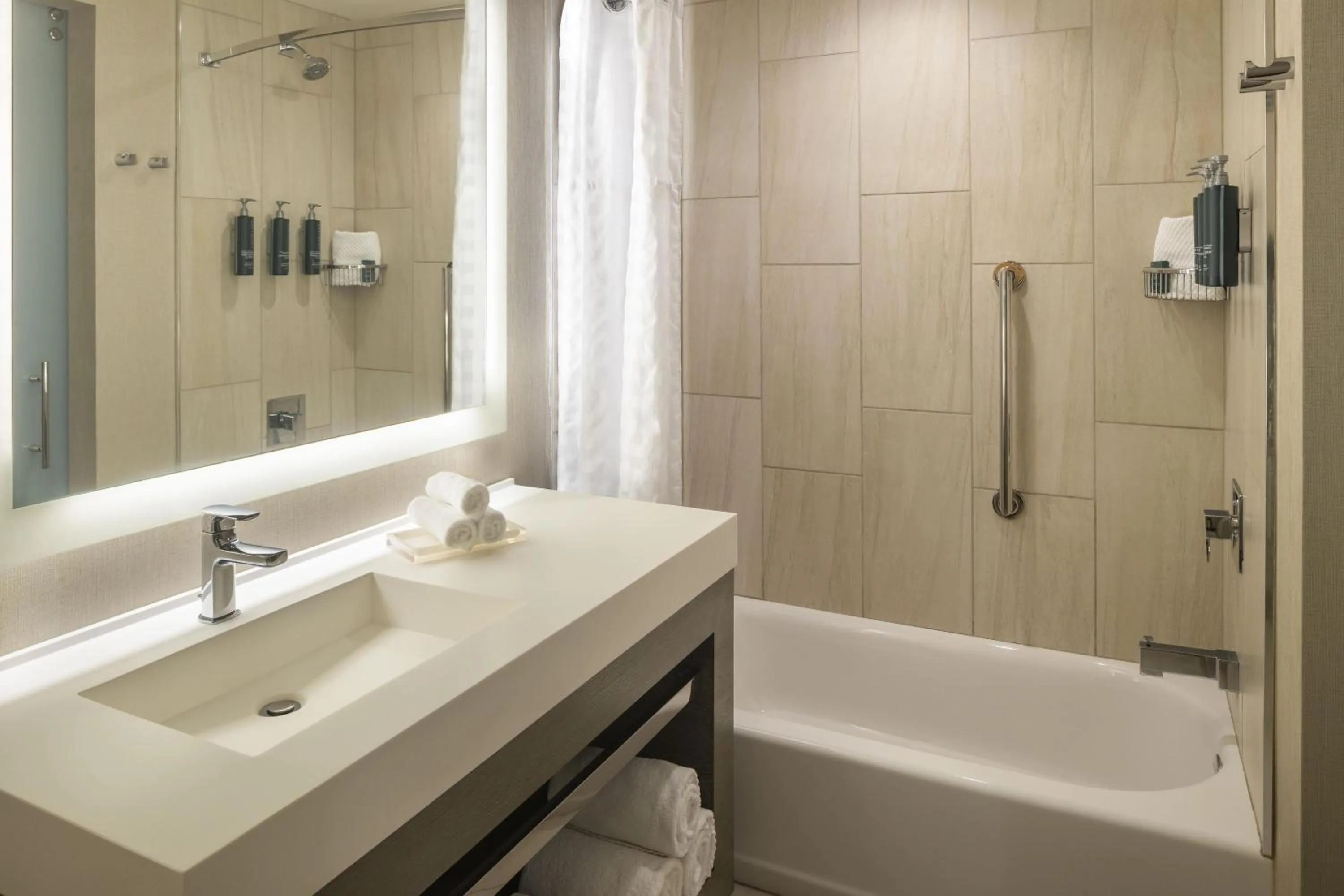 Bathroom in Hilton Cleveland Downtown