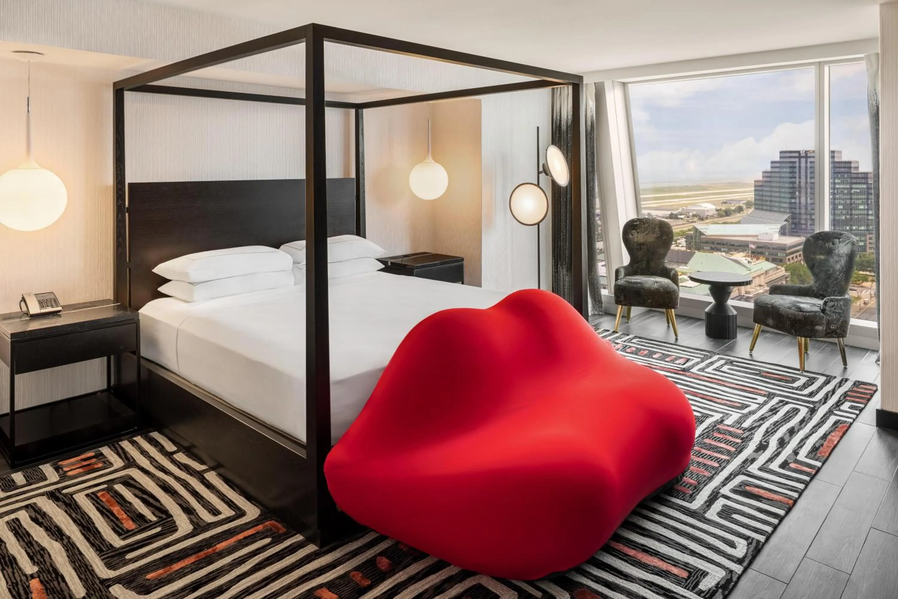 Bed in Hilton Cleveland Downtown