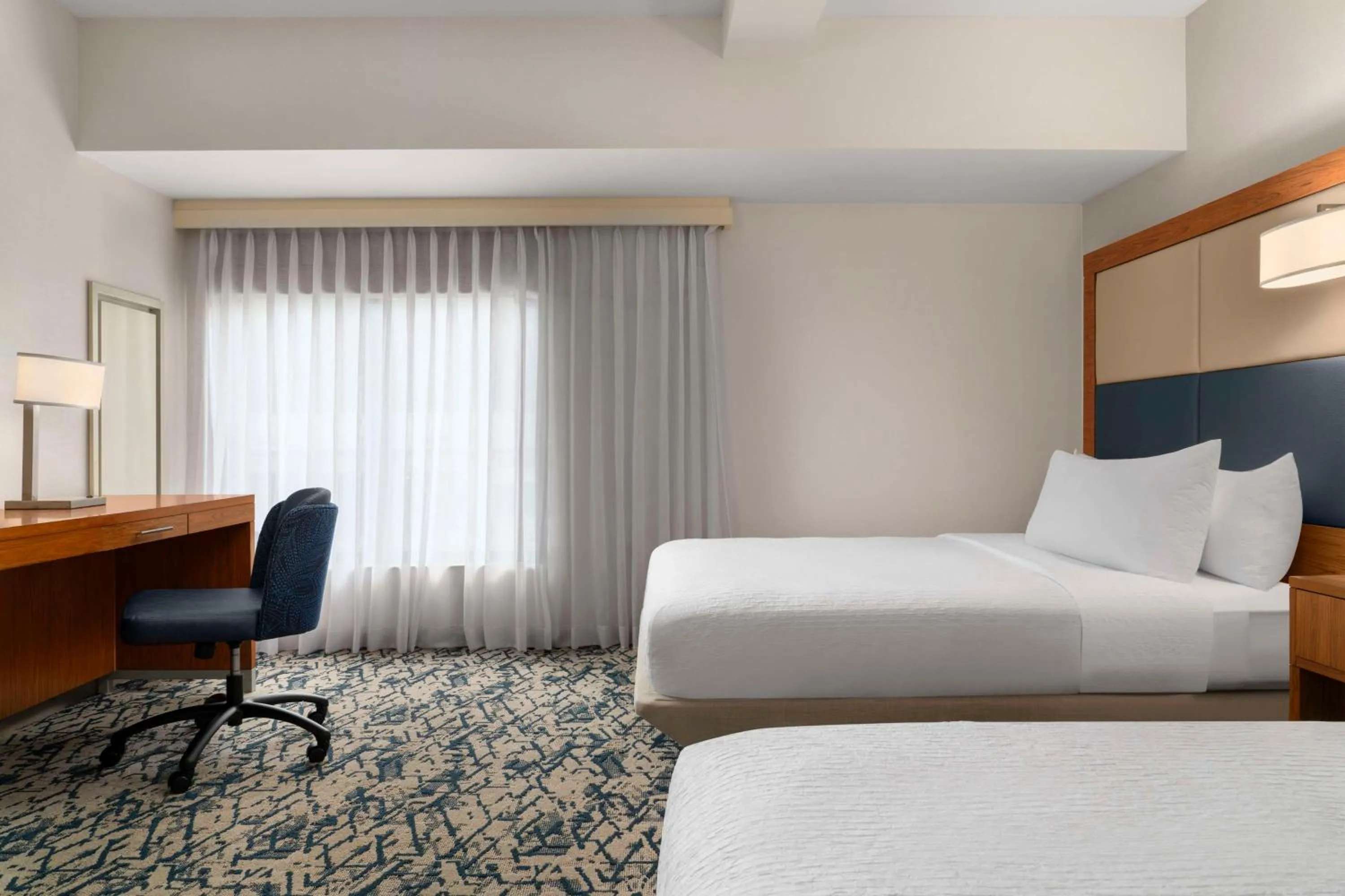 Bed in Homewood Suites by Hilton Boston Brookline-Longwood Medical