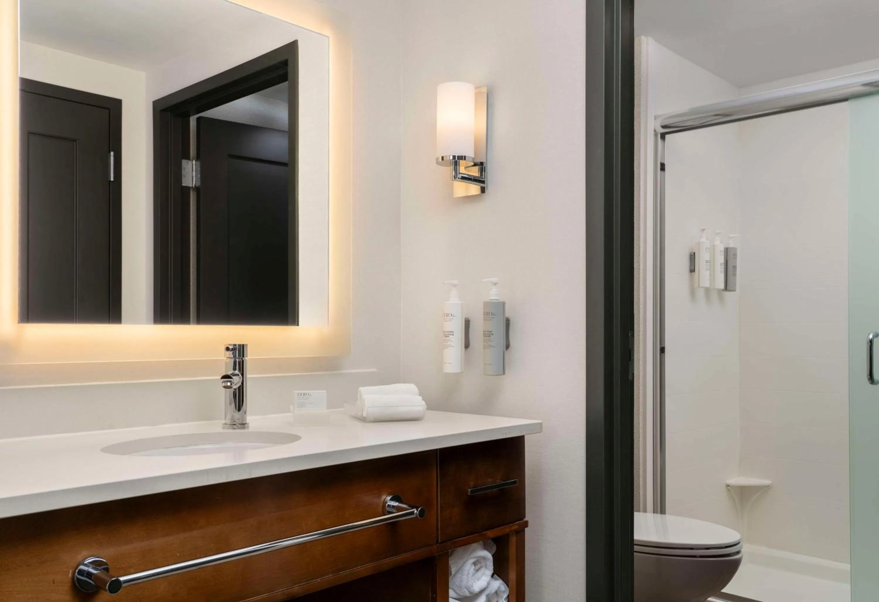 Bathroom in Homewood Suites by Hilton Boston Brookline-Longwood Medical