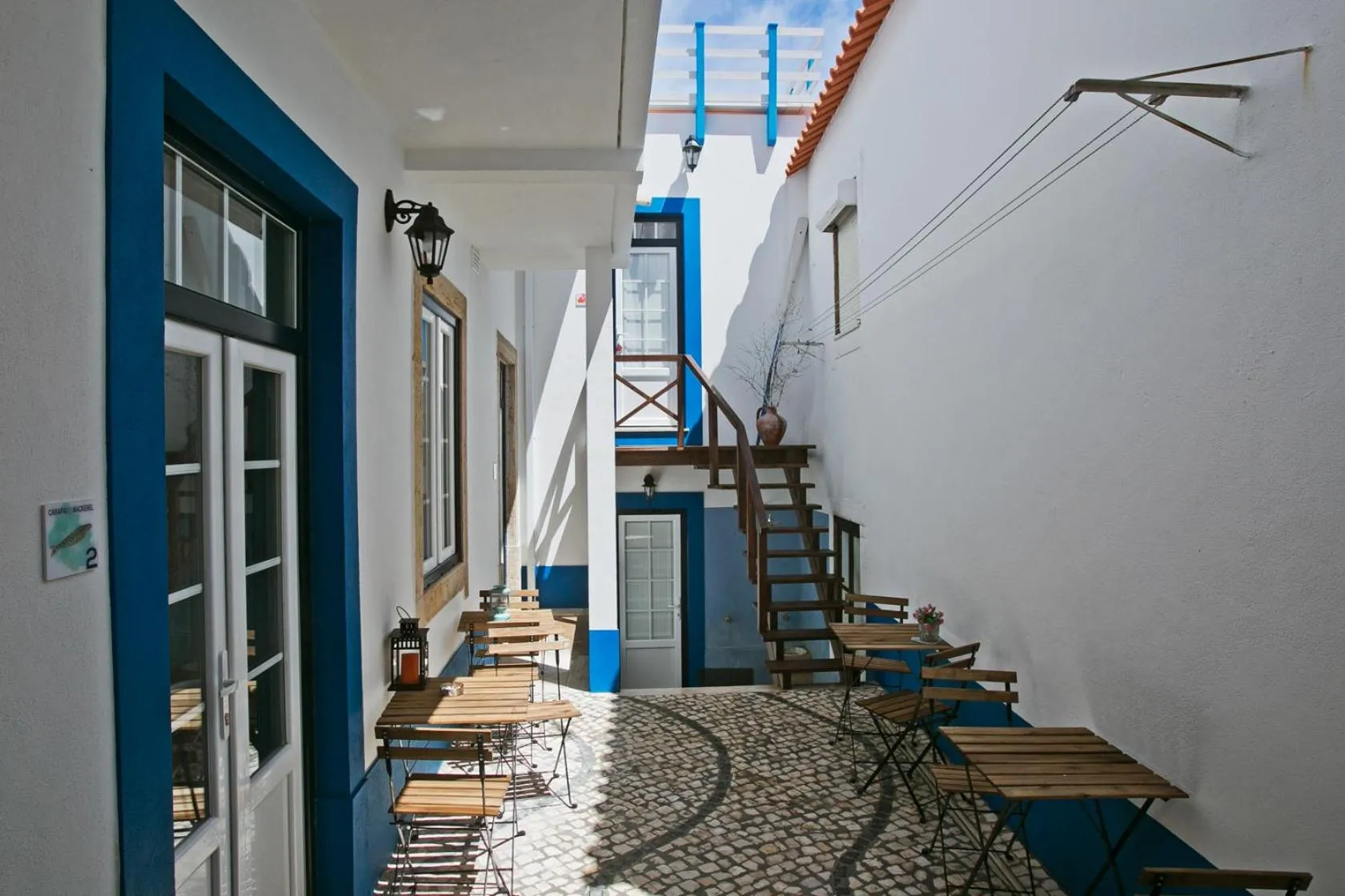 Seating area in Casas da villa - Apartments