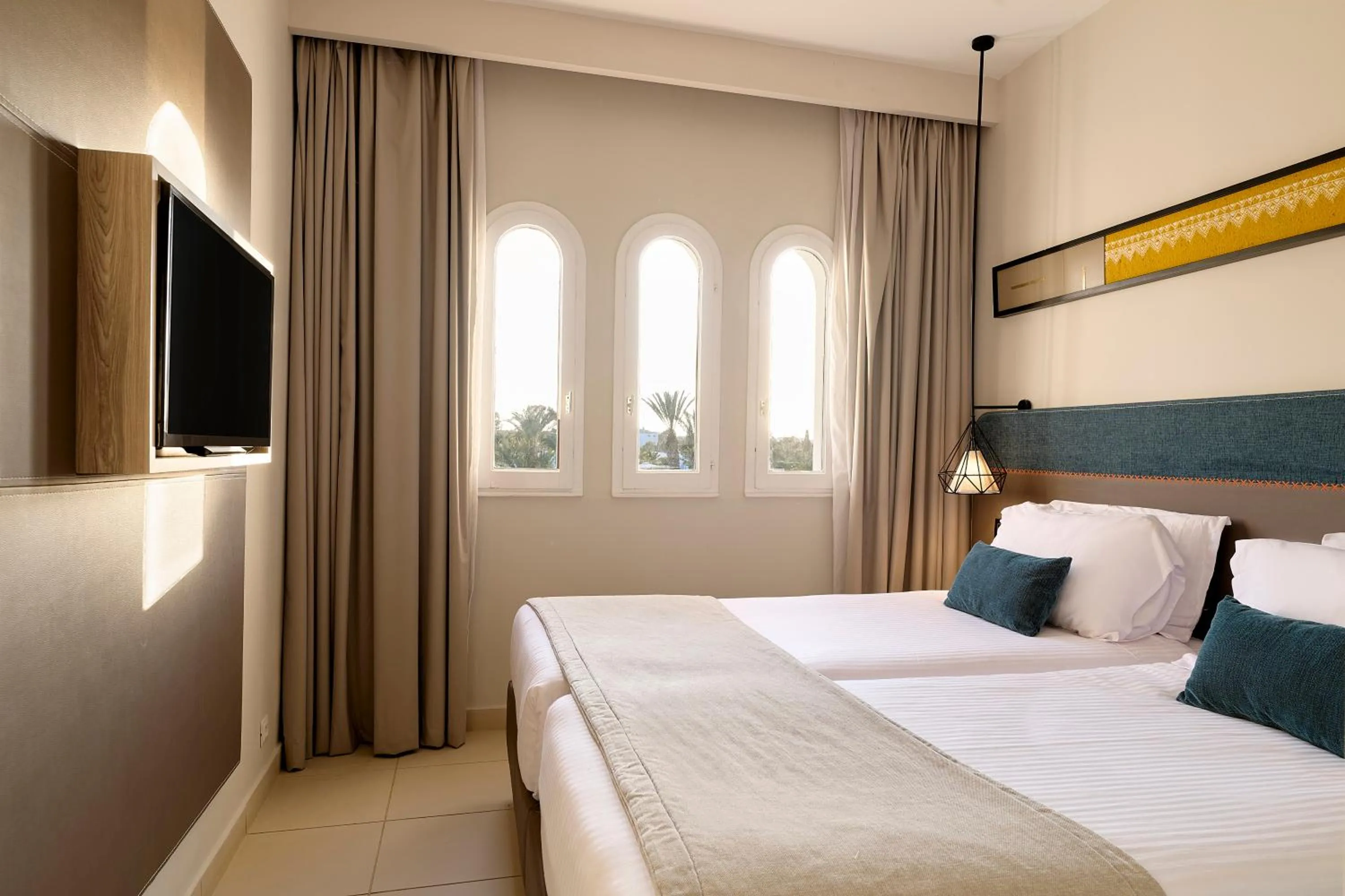 Bed in The Mirage Resort & SPA