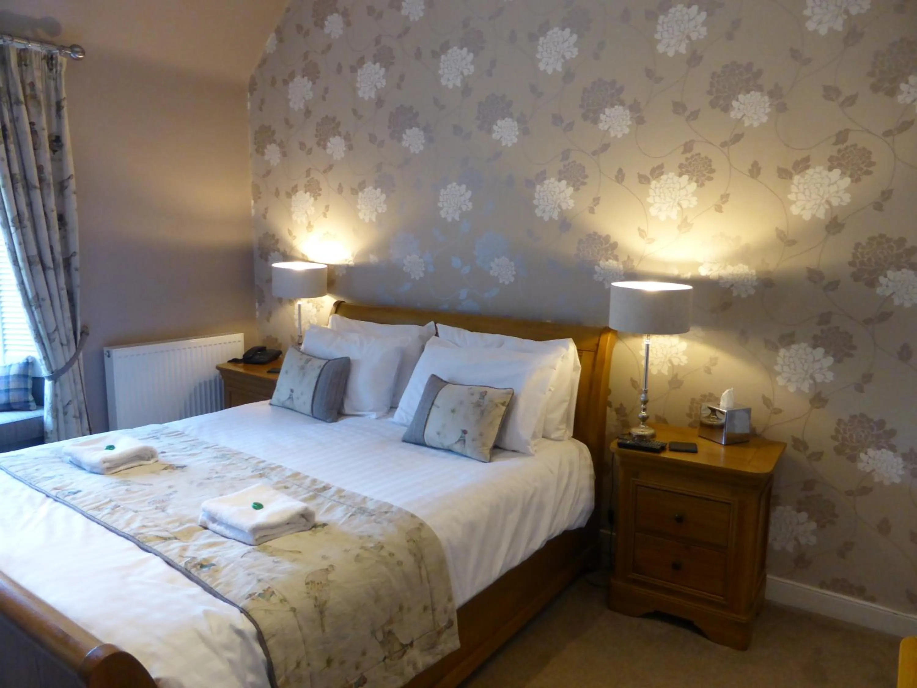Bed in Glen Clova Hotel & Luxury Lodges