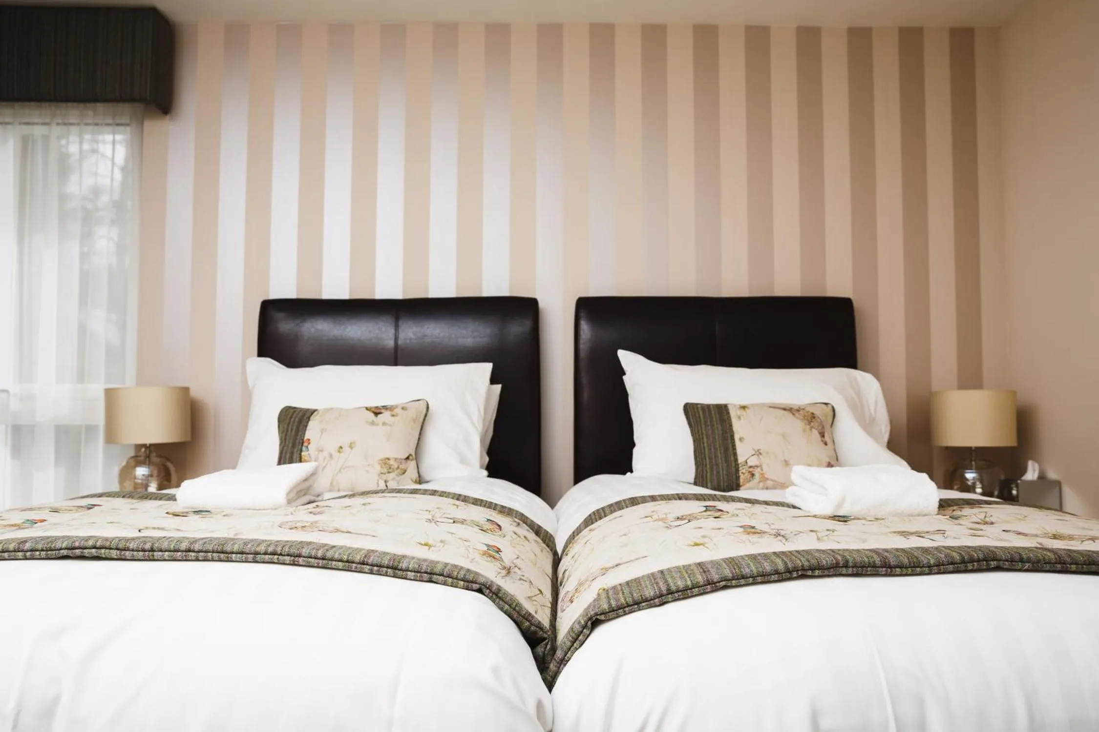 Bed in Glen Clova Hotel & Luxury Lodges