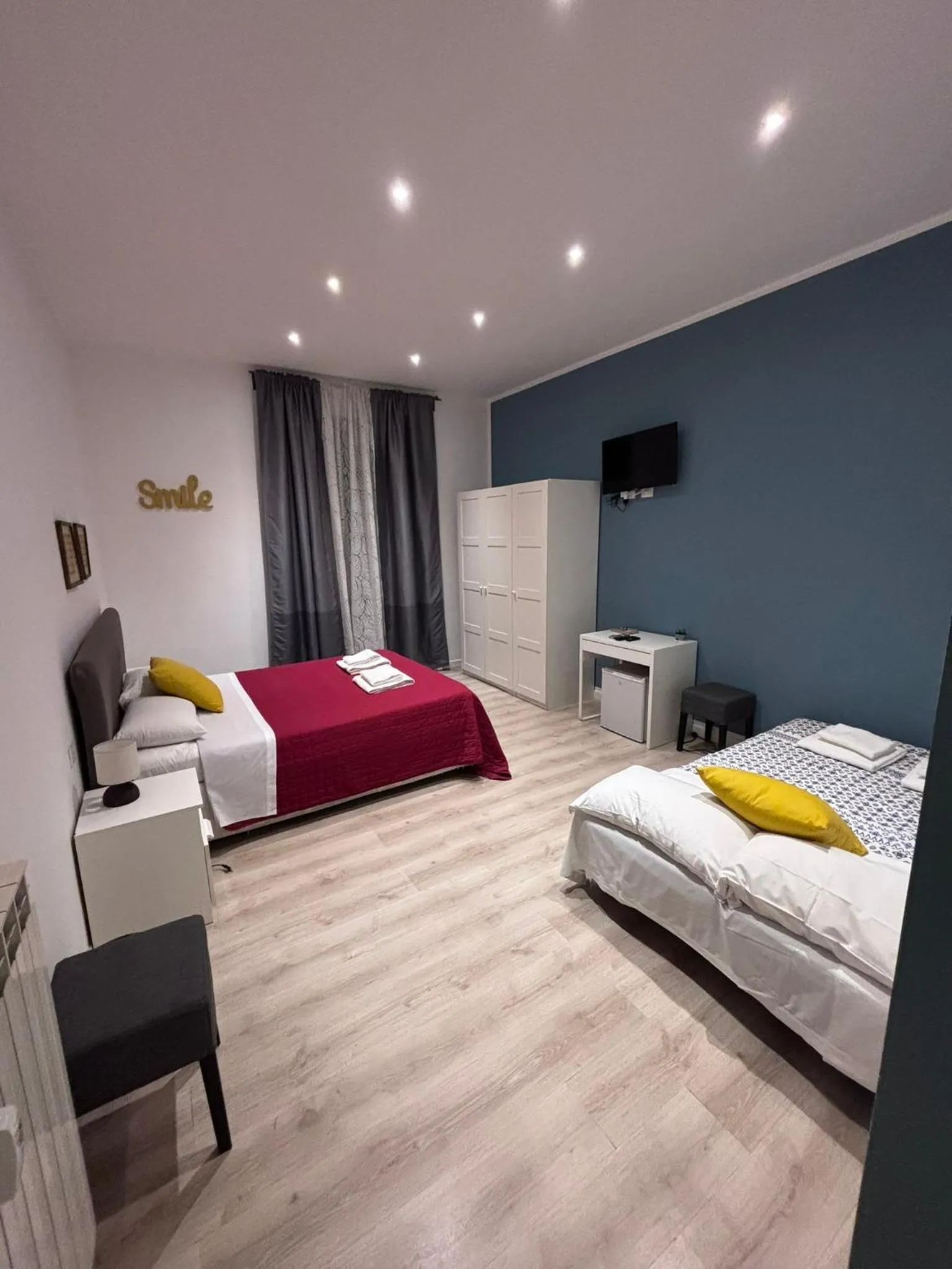 Comfort Quadruple Room - single occupancy in Spazio Cavour Guesthouse