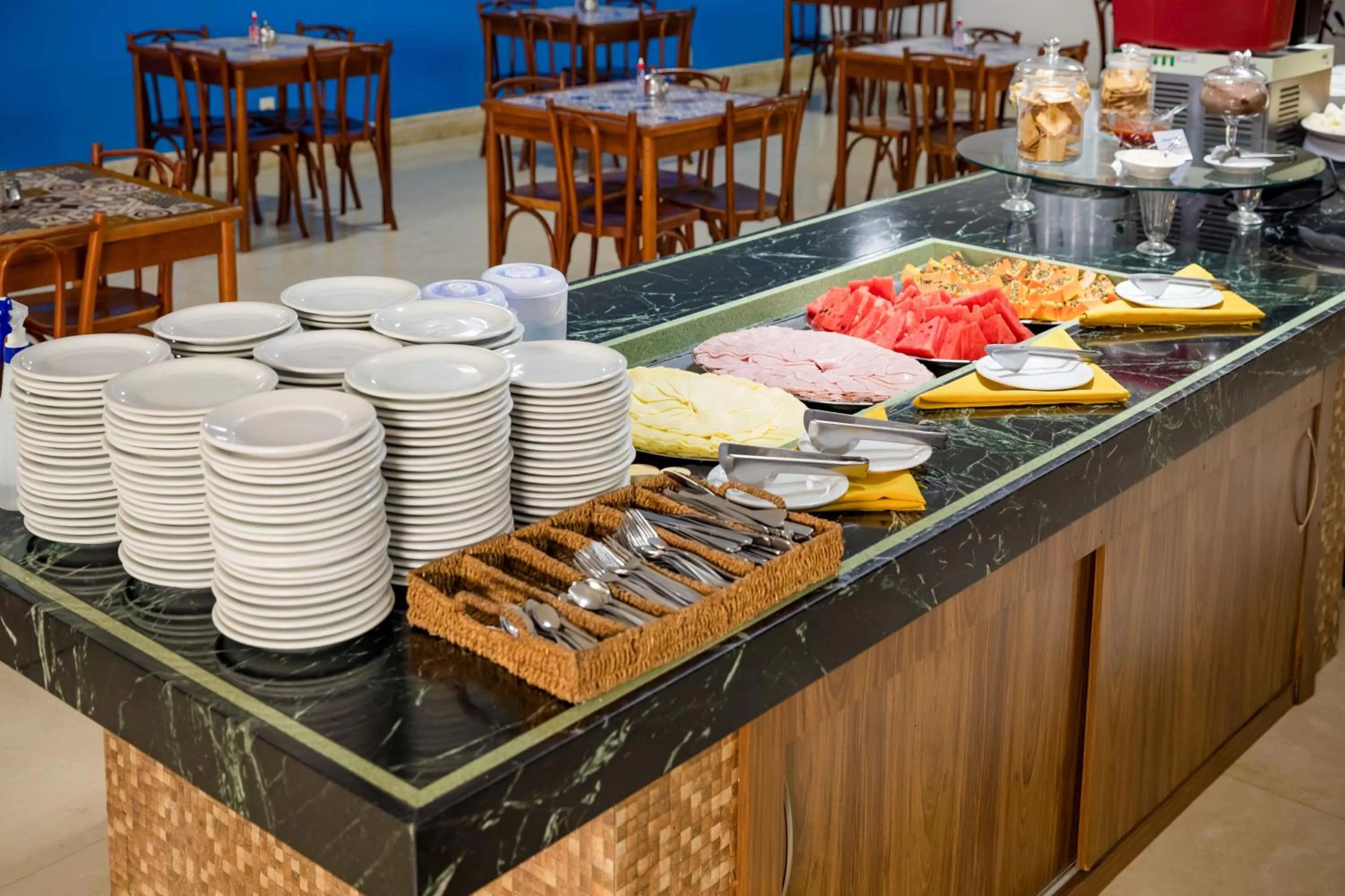 Buffet breakfast in Casa Blanca Park Hotel