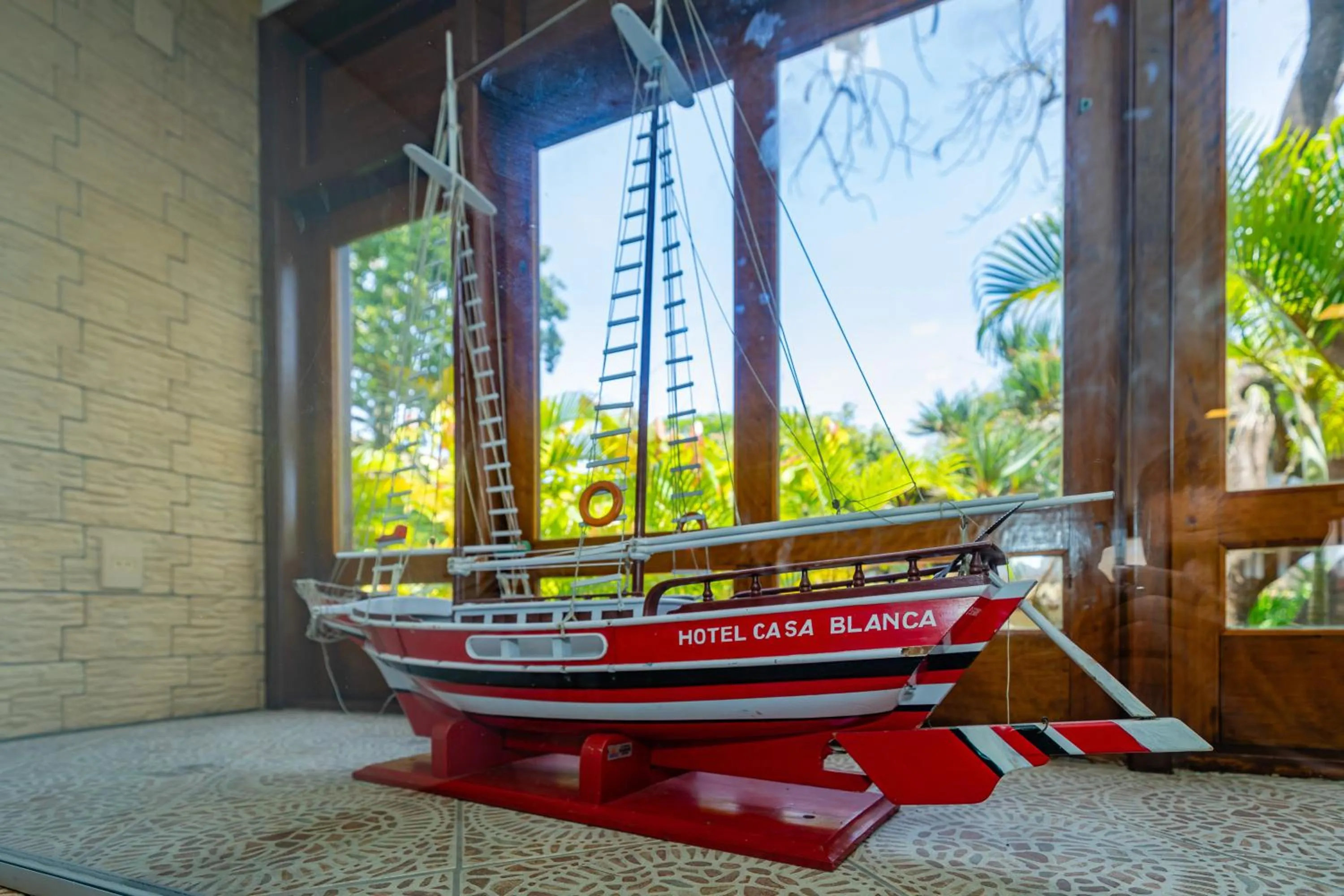 Decorative detail in Casa Blanca Park Hotel