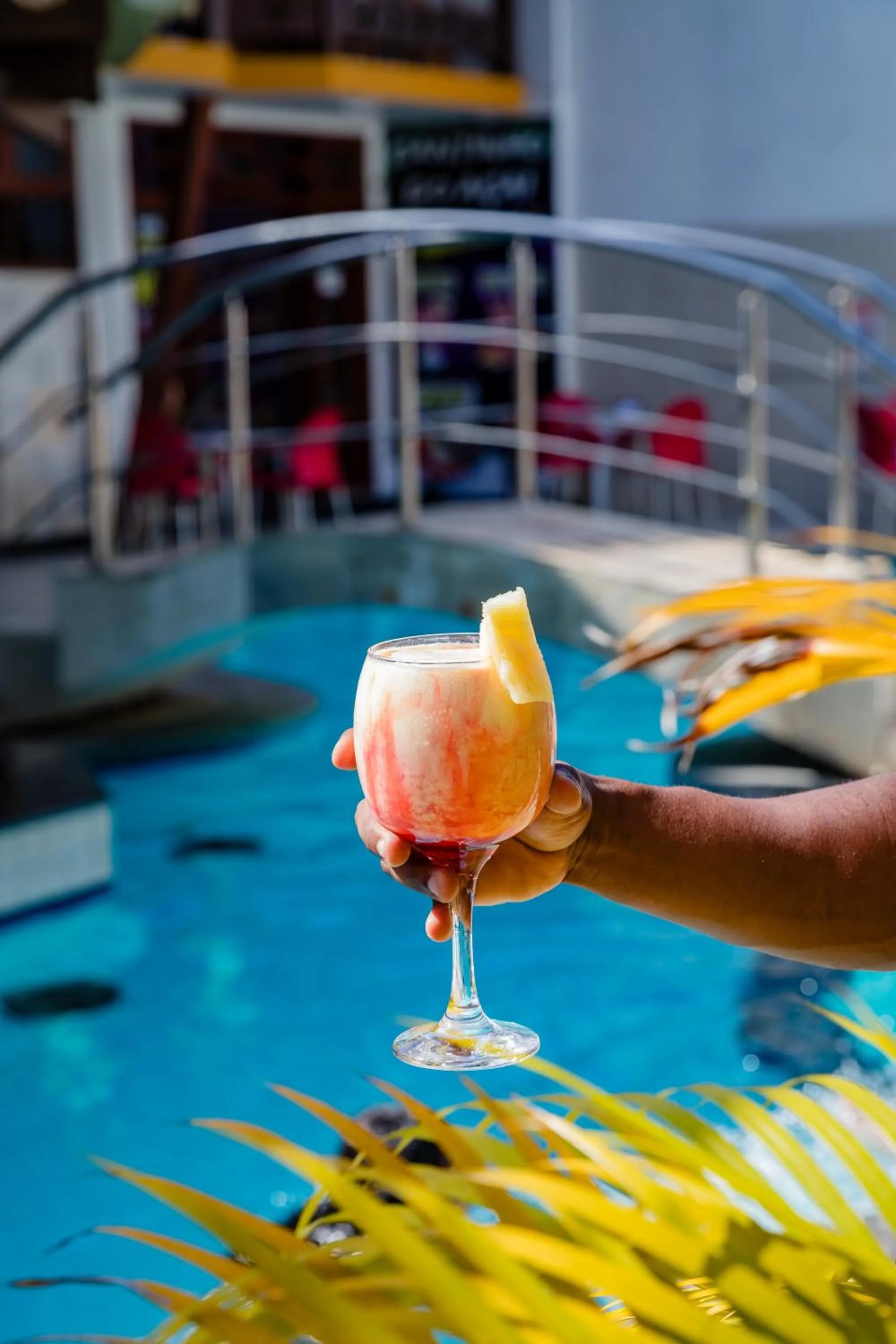 Pool view in Casa Blanca Park Hotel