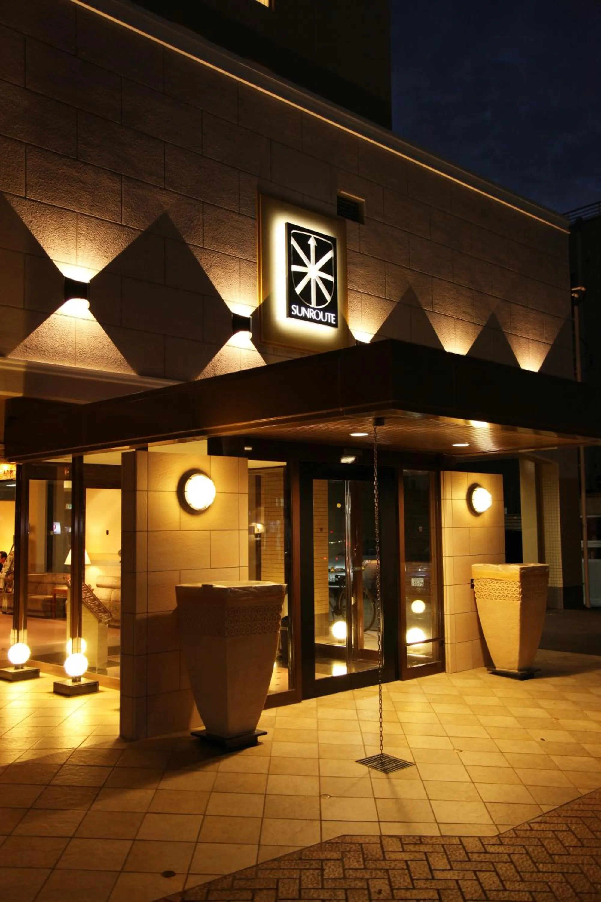 Facade/entrance in Hotel Sunroute Goshogawara