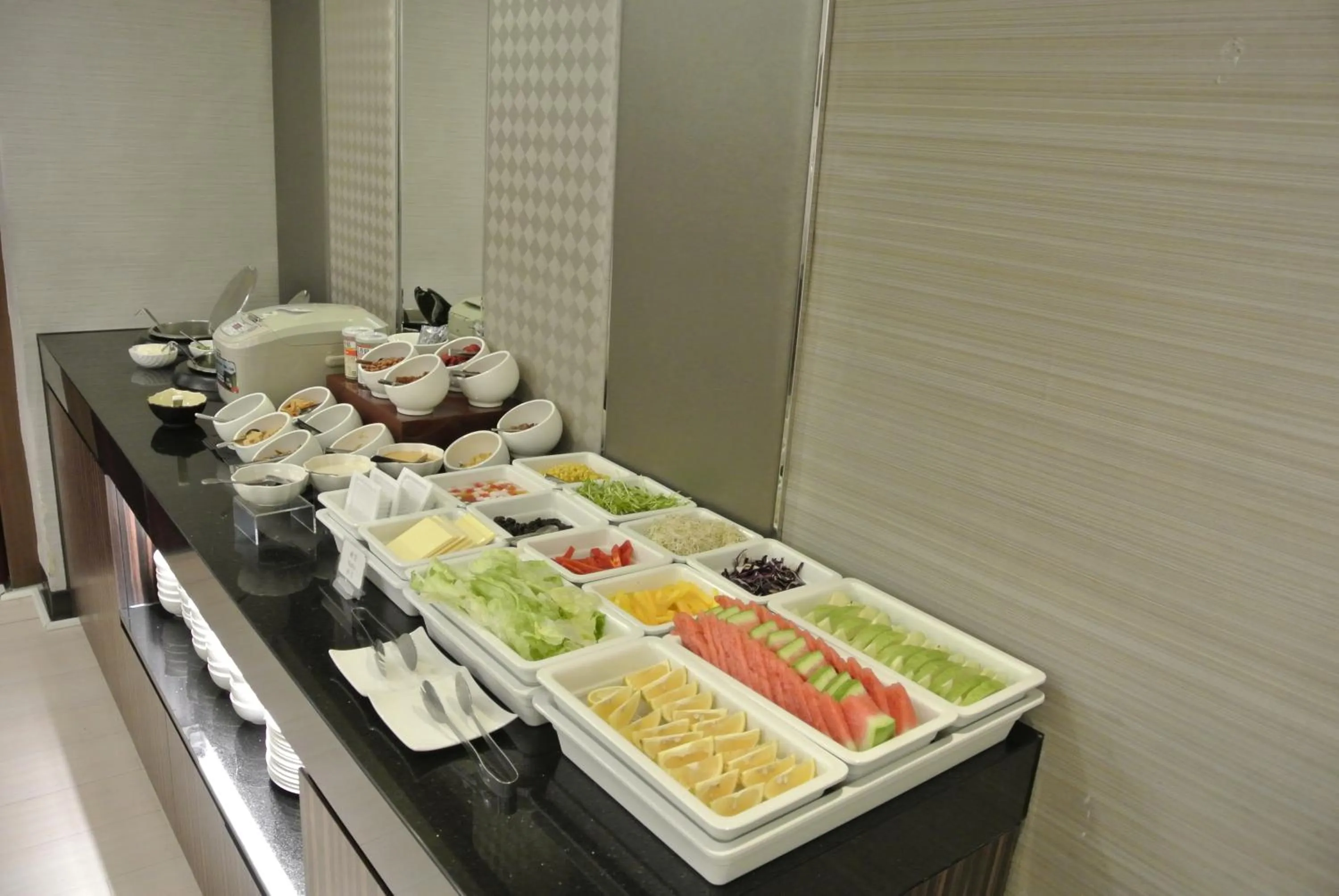 Buffet breakfast in K Hotel Taipei