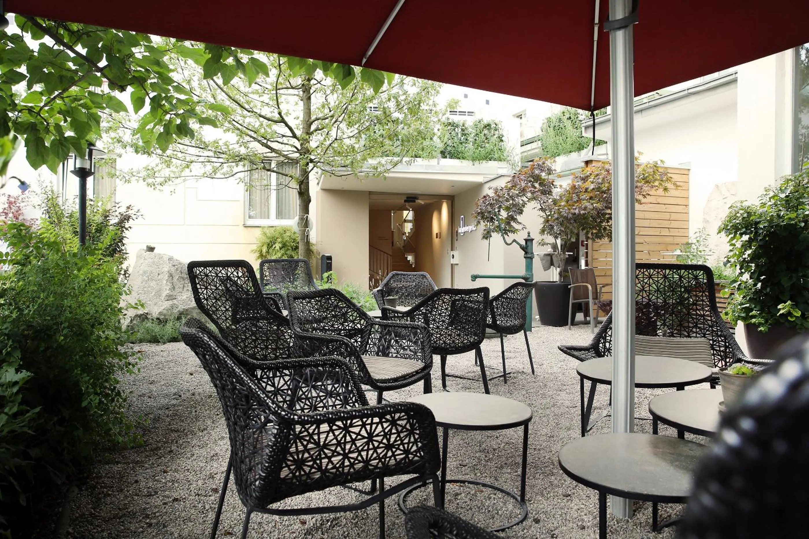 Garden in Hotel Babenbergerhof
